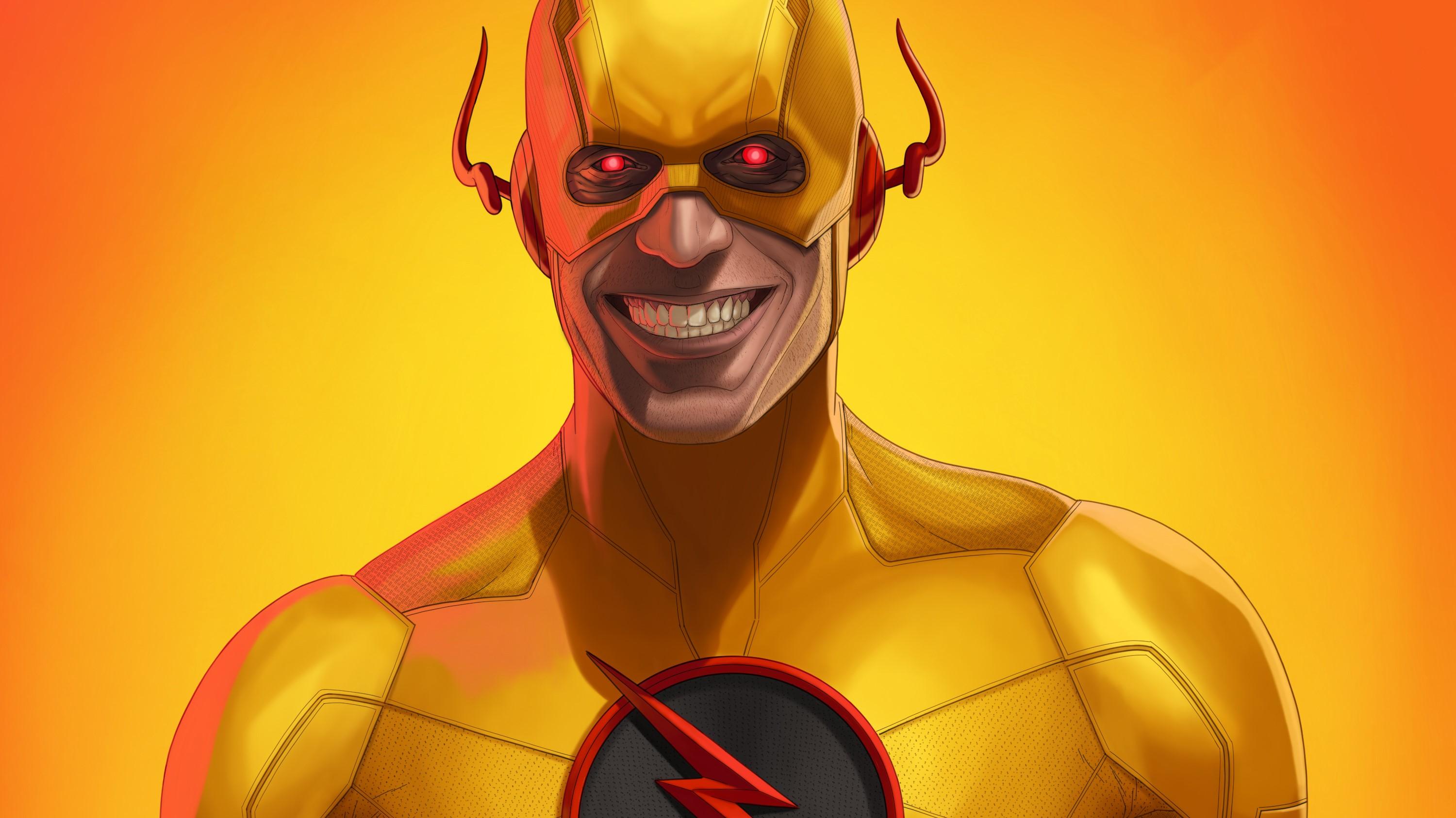 3000x1687 Wallpaper / reverse flash, hd, artwork, artist, superheroes, supervillain free download