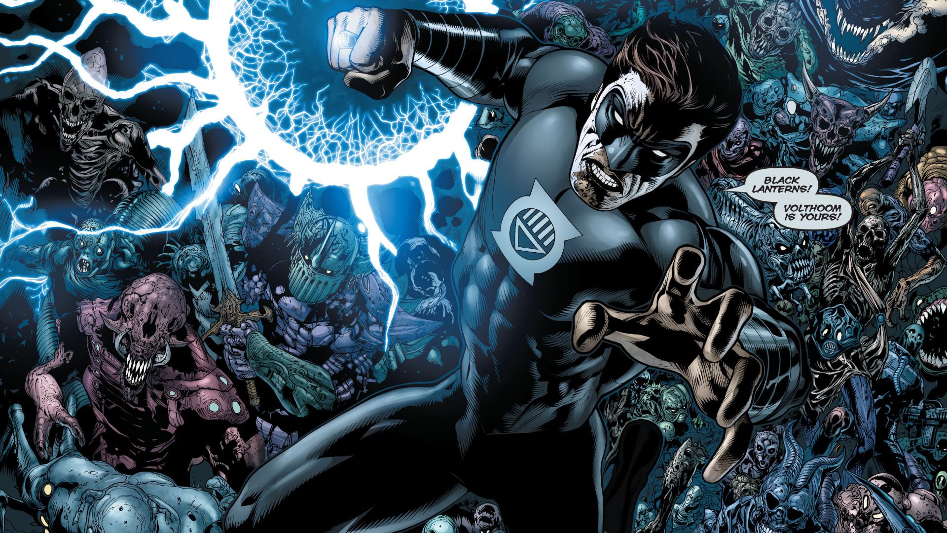 1920x1080 Black Lantern Wallpaper