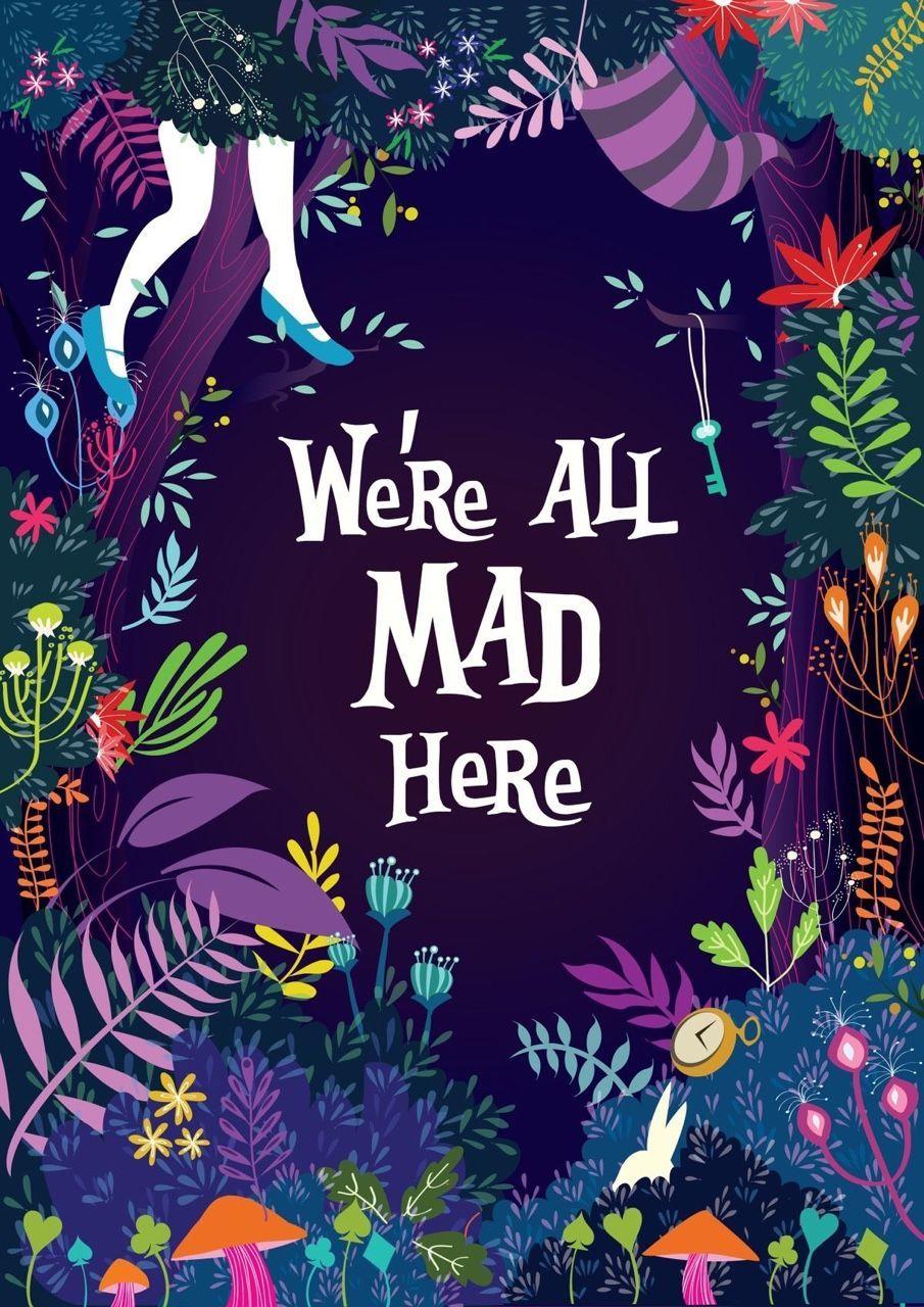 Enter a magical world with a 4K Alice in Wonderland wallpaper for iPhone
