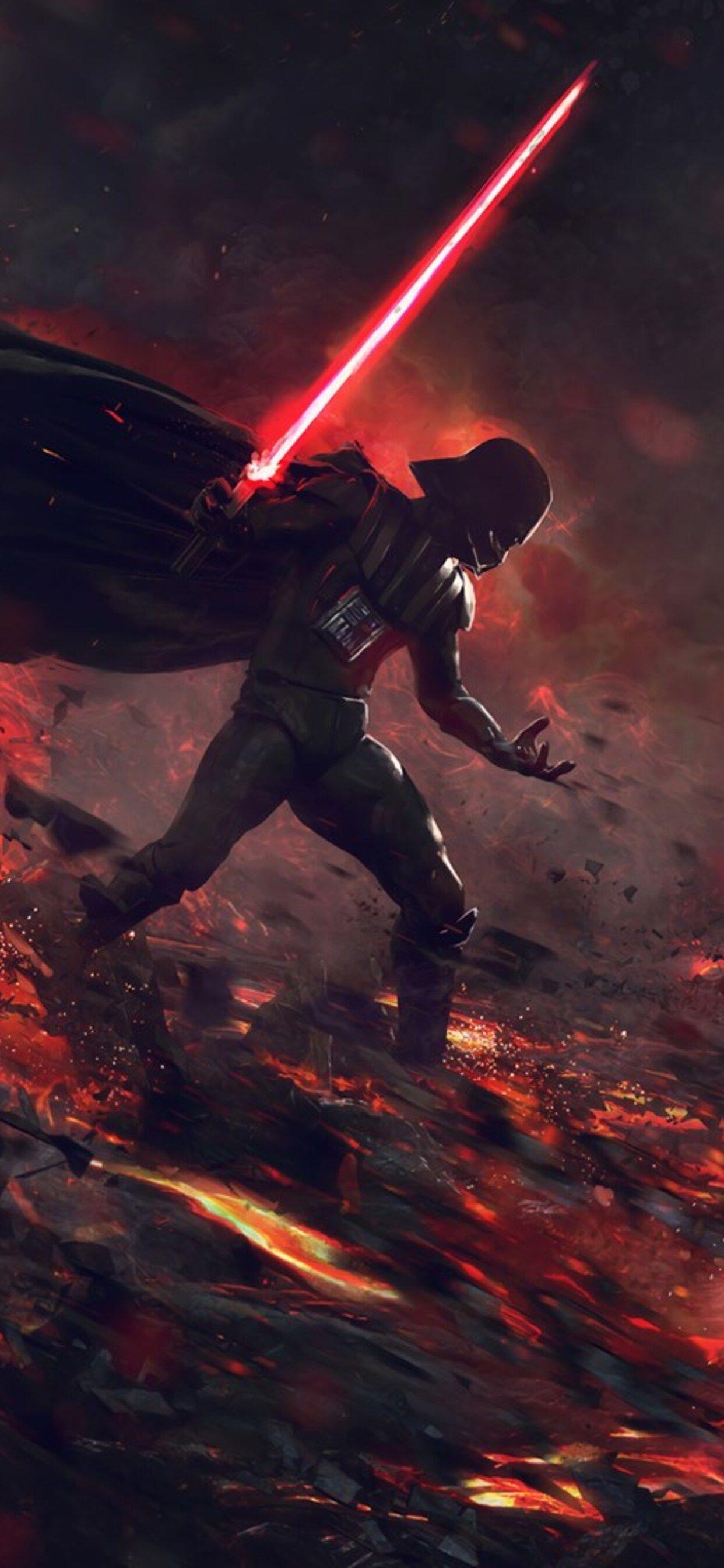 1242x2688 Darth Vader 4k iPhone Wallpaper