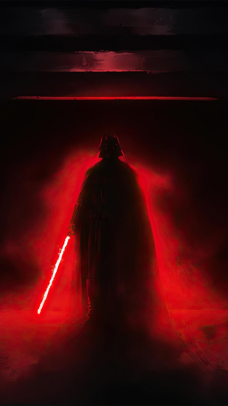 750x1334 Download Wallpaper 750x1334 Darth Vader With Red Light Bar, Dark, Iphone Iphone 750x1334 HD Background, 26616