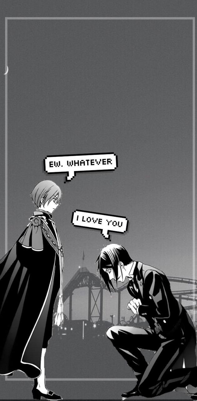 630x1280 Ciel and Sebastian wallpaper