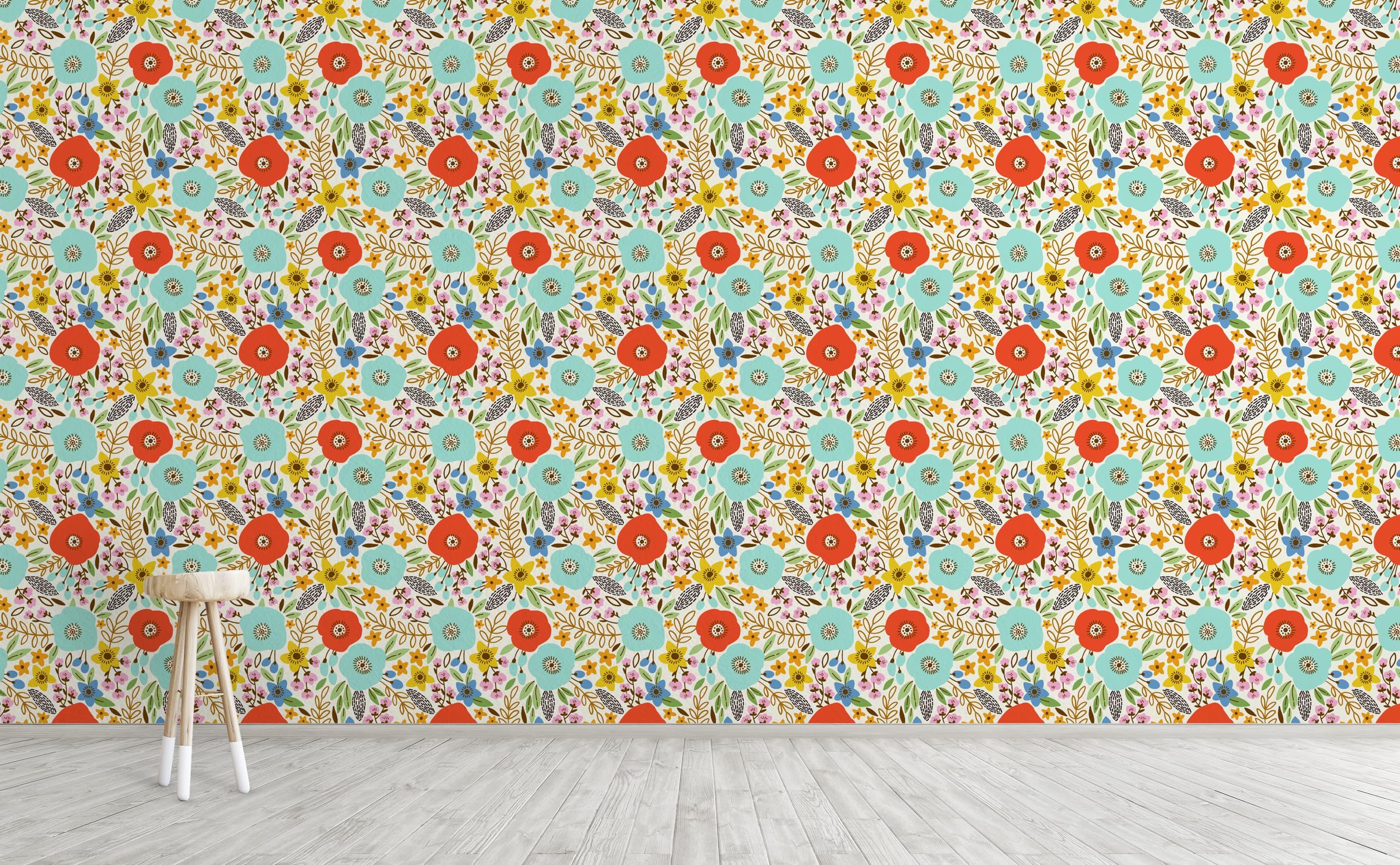 2880x1780 Modern Floral Wallpaper for Walls