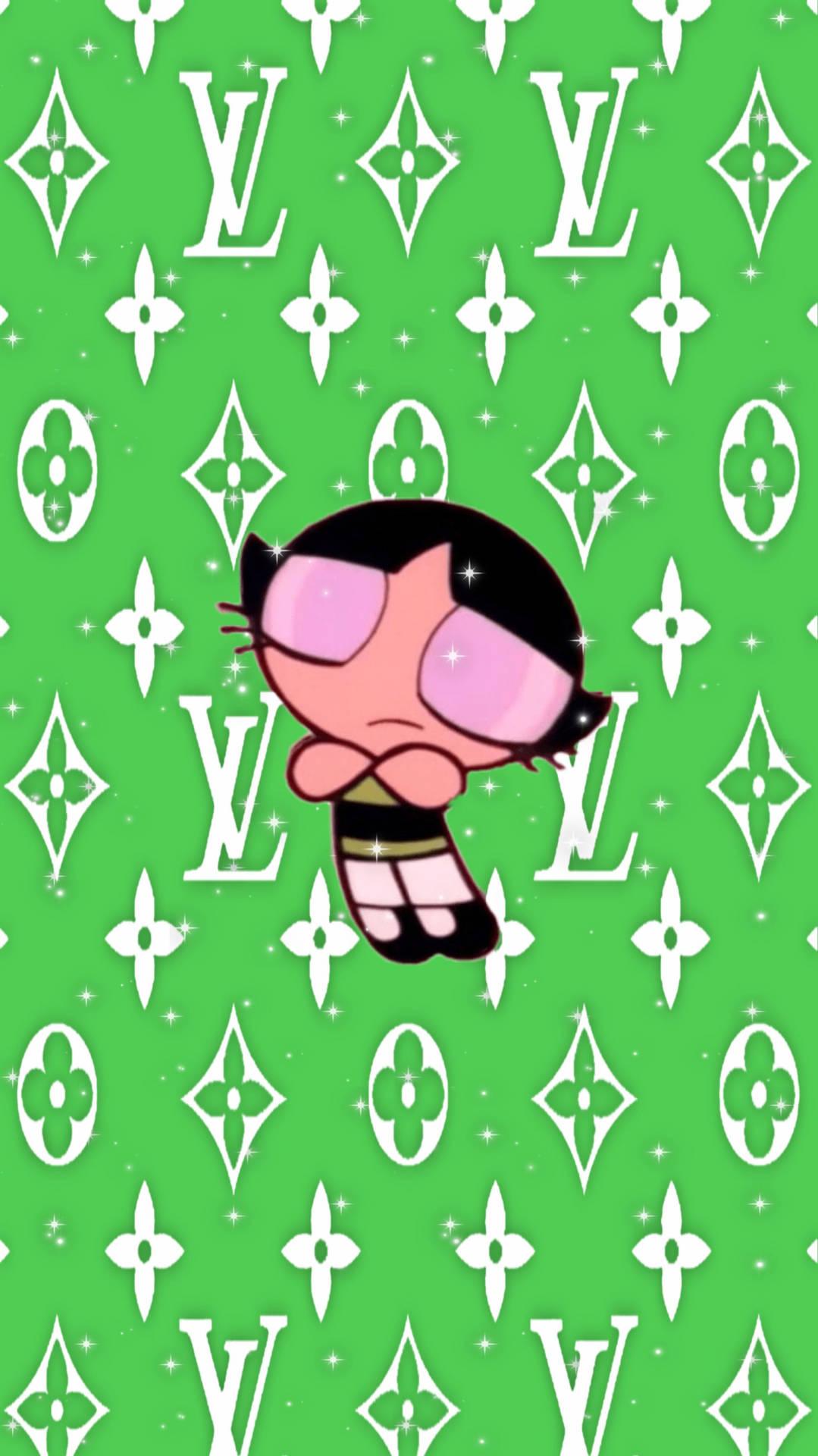 1079x1920 Download Green Baddie Buttercup Wallpaper