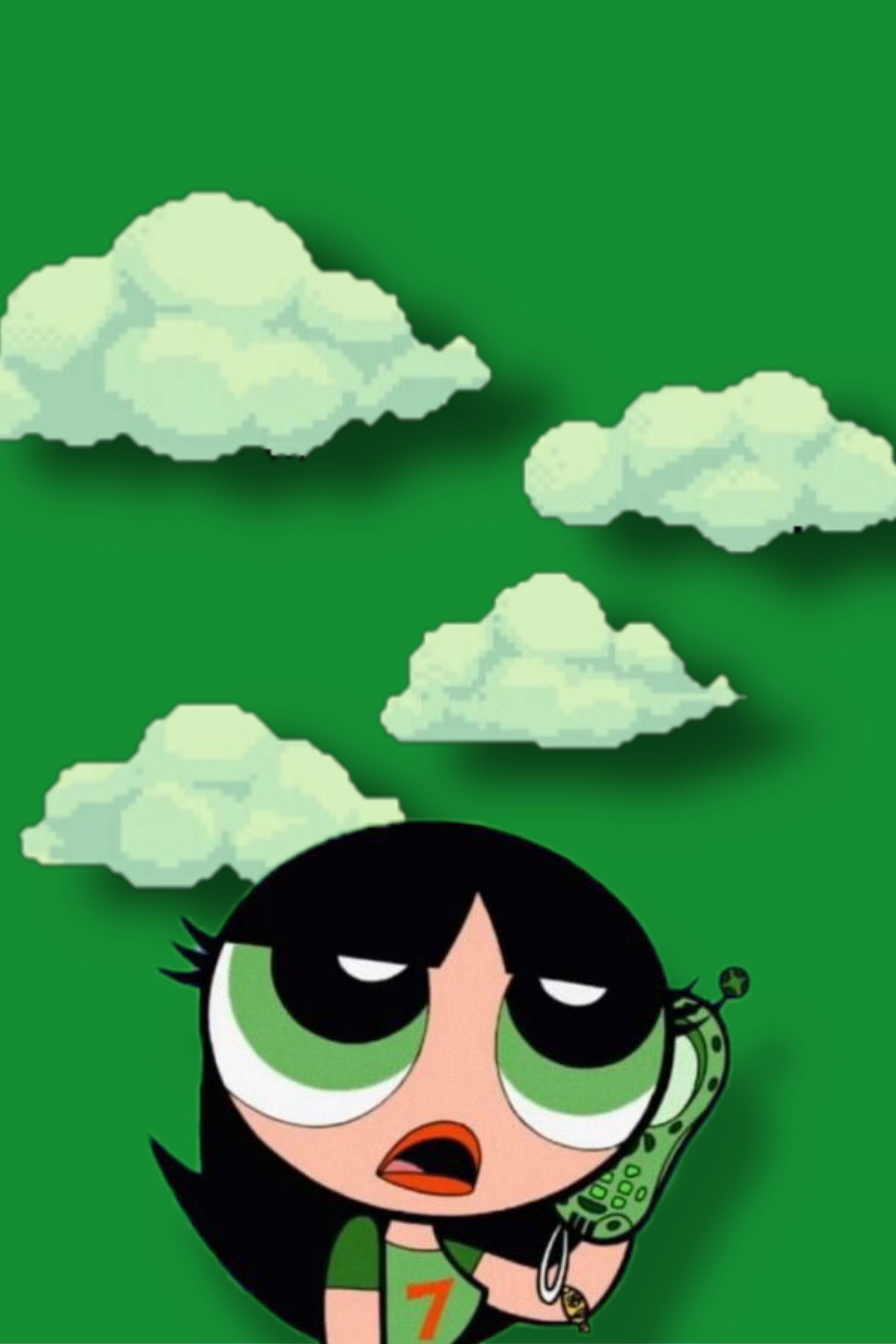 2309x3464 Green Powerpuff Girl Wallpaper. Powerpuff girls wallpaper, Mermaid wallpaper, Green powerpuff girls aesthetic