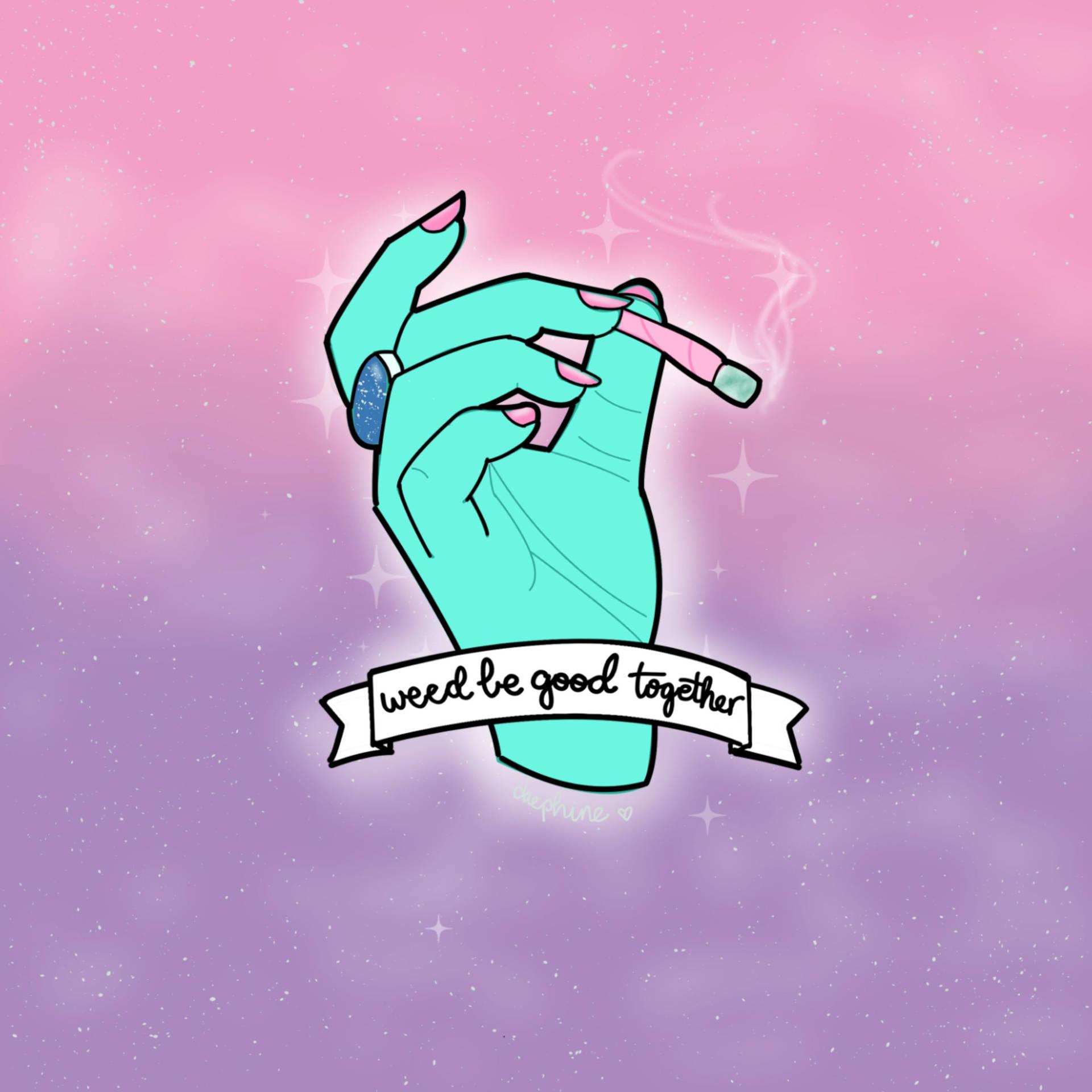 1920x1920 Download Baddie Smoking Weed Wallpaper