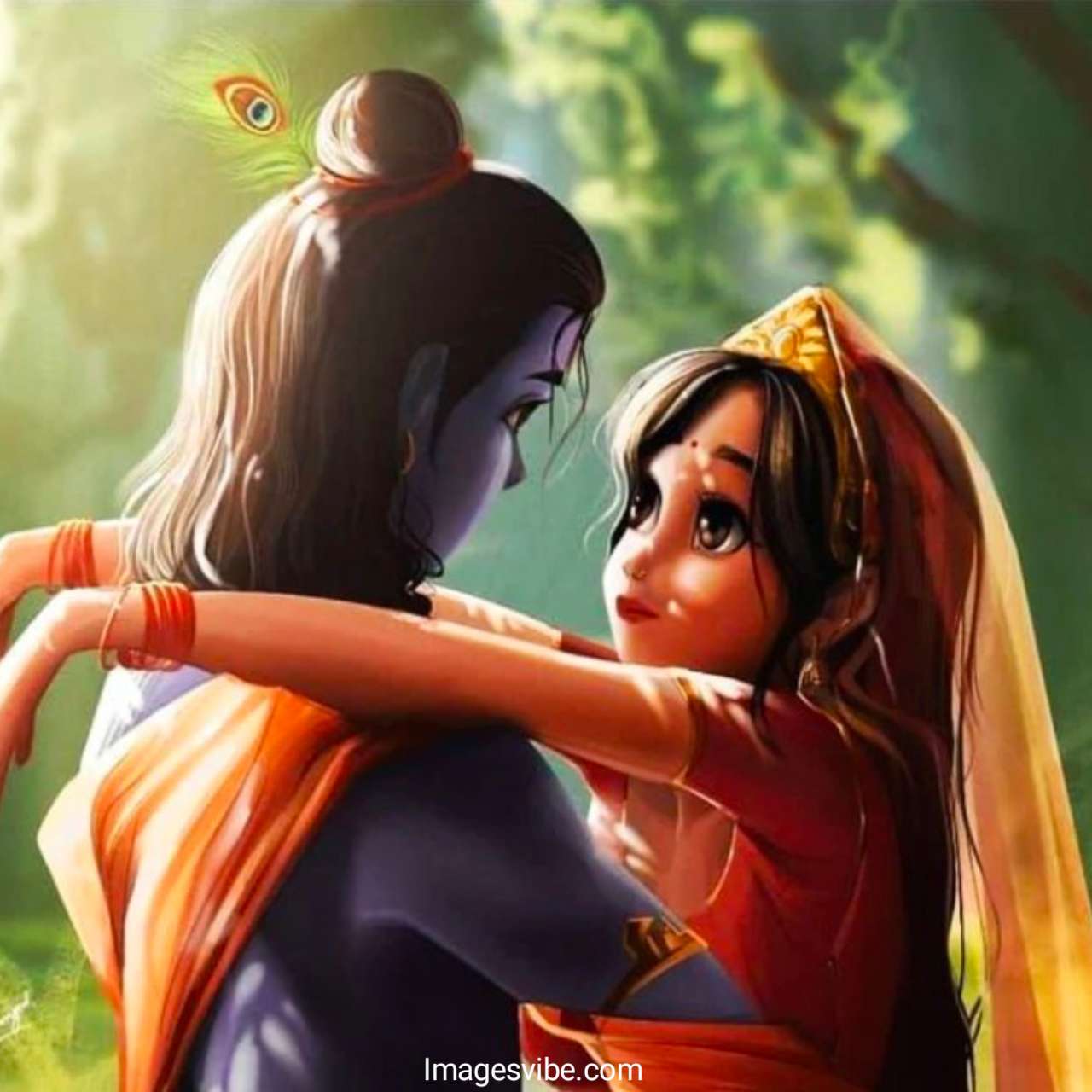 Best 30 Animated Cute Krishna Images HD Download In 2023  Images Vibe