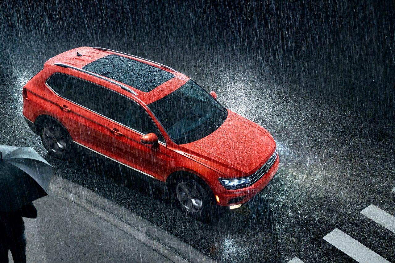 1280x853 Volkswagen Tiguan In Rain HD 4k Wallpaper Cars 2018 2019