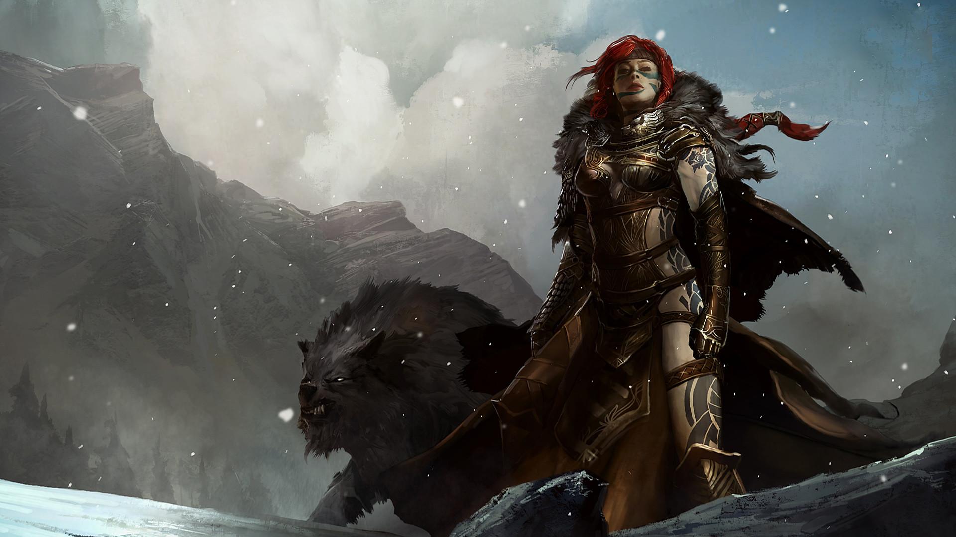 1920x1080 Fantasy Warrior Wallpaper
