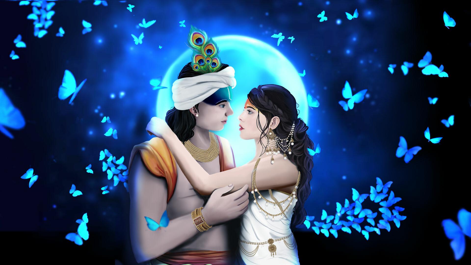 1920x1080 RadhaKrishna