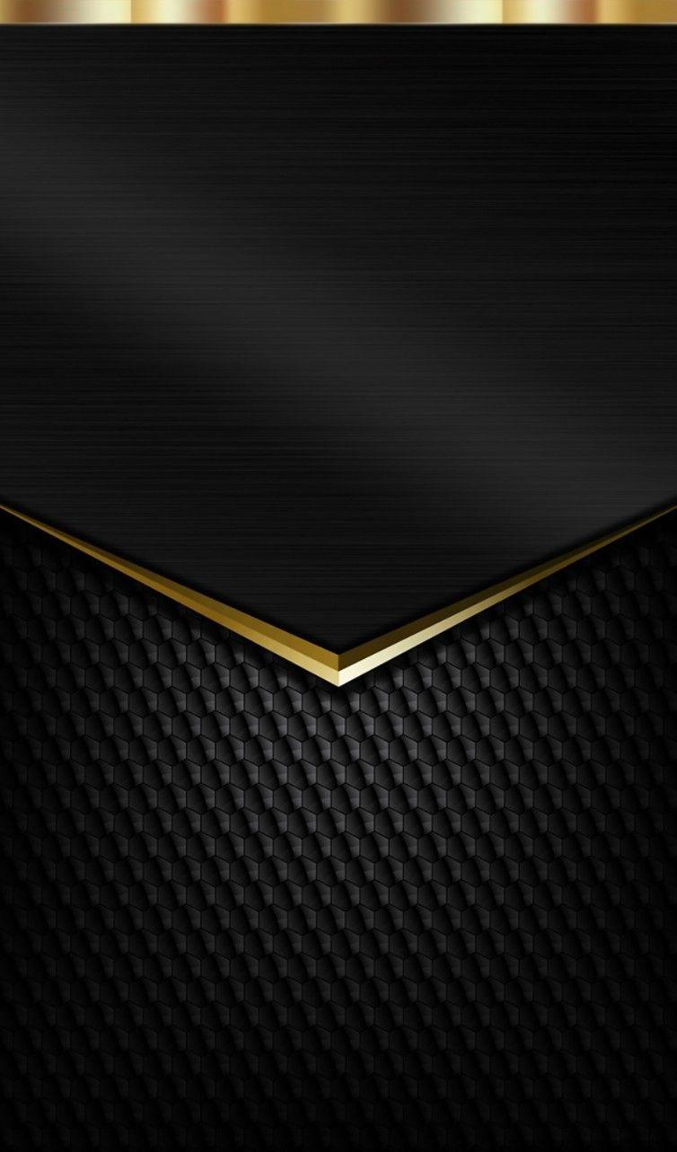 754x1283 Black and Gold iPhone Wallpaper