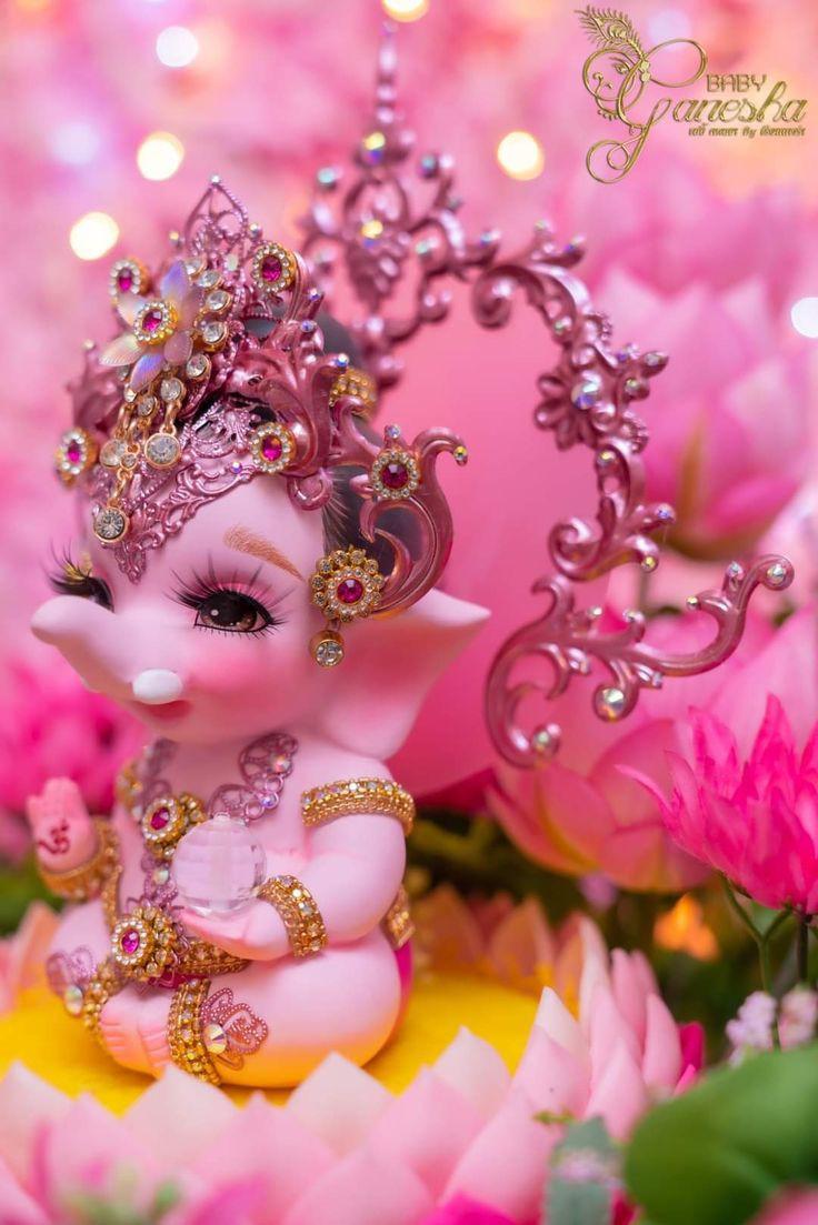 736x1103 Lord Ganesha Cute Wallpaper (Ganpati Bappa)