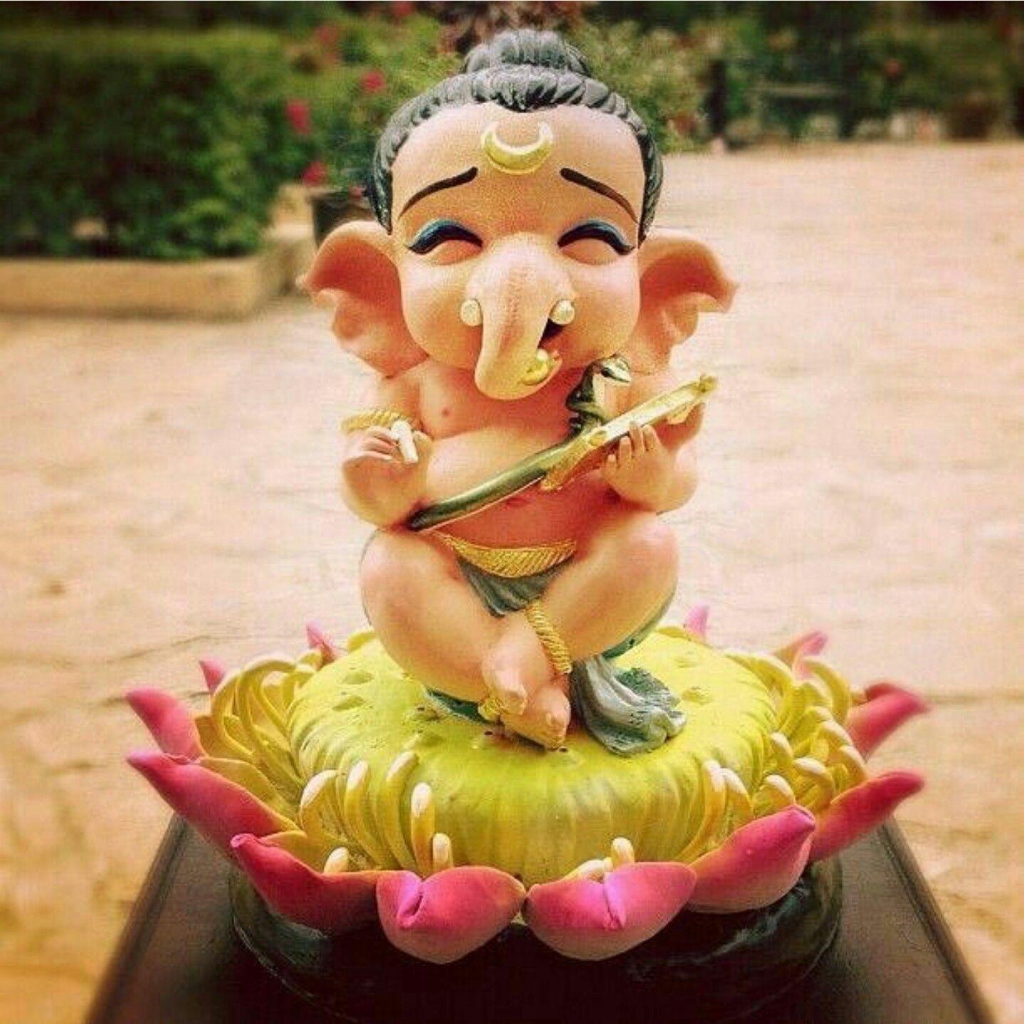 1439x1439 Baby ganesha Wallpaper Download