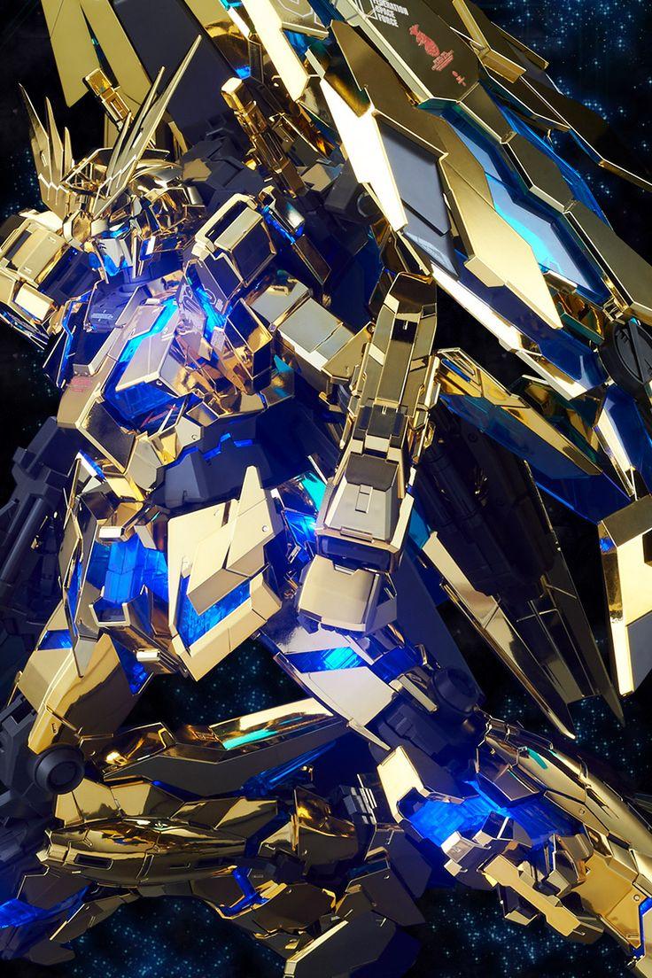 736x1104 P Bandai: PG 1/60 Unicorn Gundam 03 Phenex [Gold Plated] [MOBILE SUIT UNICORN GUNDAM MSV] Release Date: Februa. Unicorn Gundam, Gundam, Gundam Mobile Suit