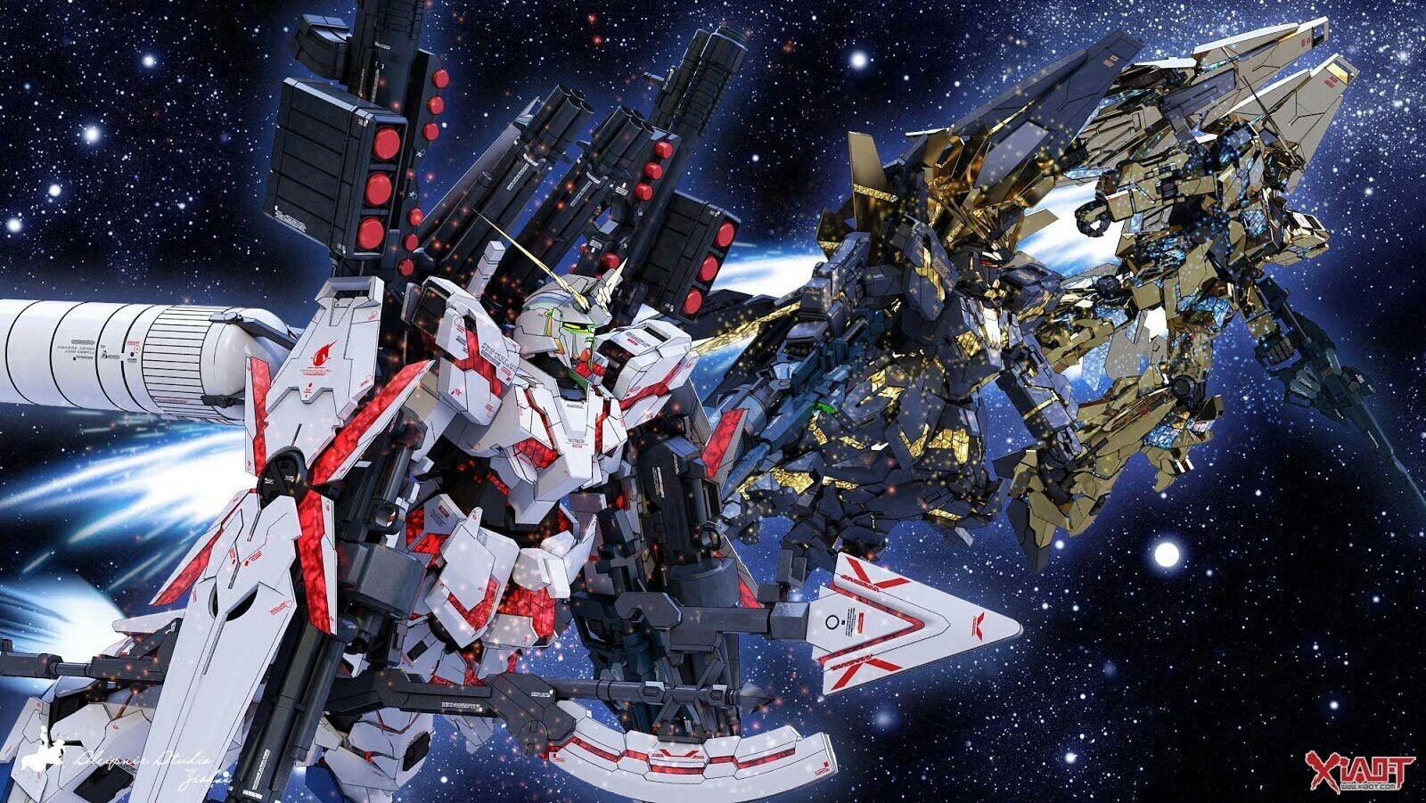 1600x901 MG 1 100 Unicorn Gundam 03 Phenex [Anime Style] Build. Unicorn Gundam, Gundam Art, Gundam Wallpaper
