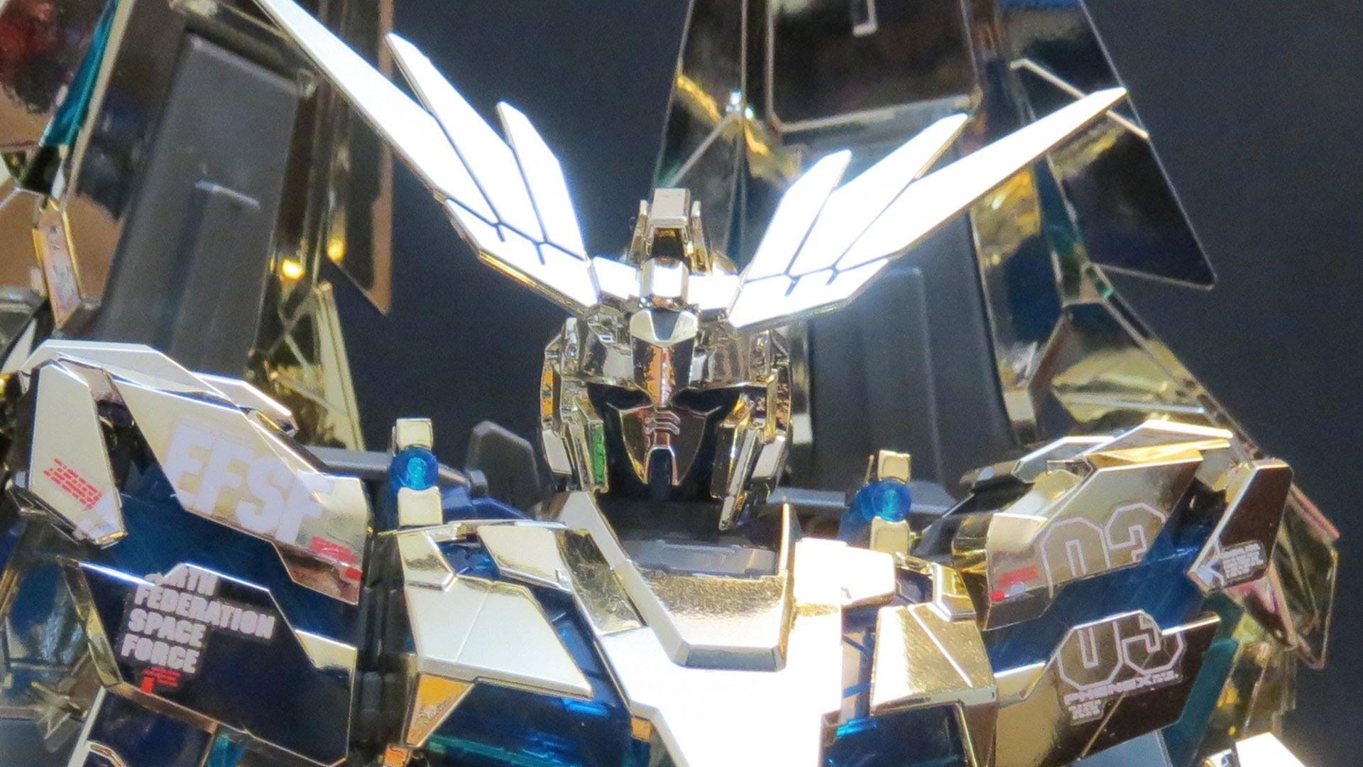 1920x1080 MG Phenex (1: Unbox) Gundam UC Unicorn 03 From One Of Seventy Two Gold Gunpla Model Review ã‚¬ãƒ³ãƒ—ãƒ©