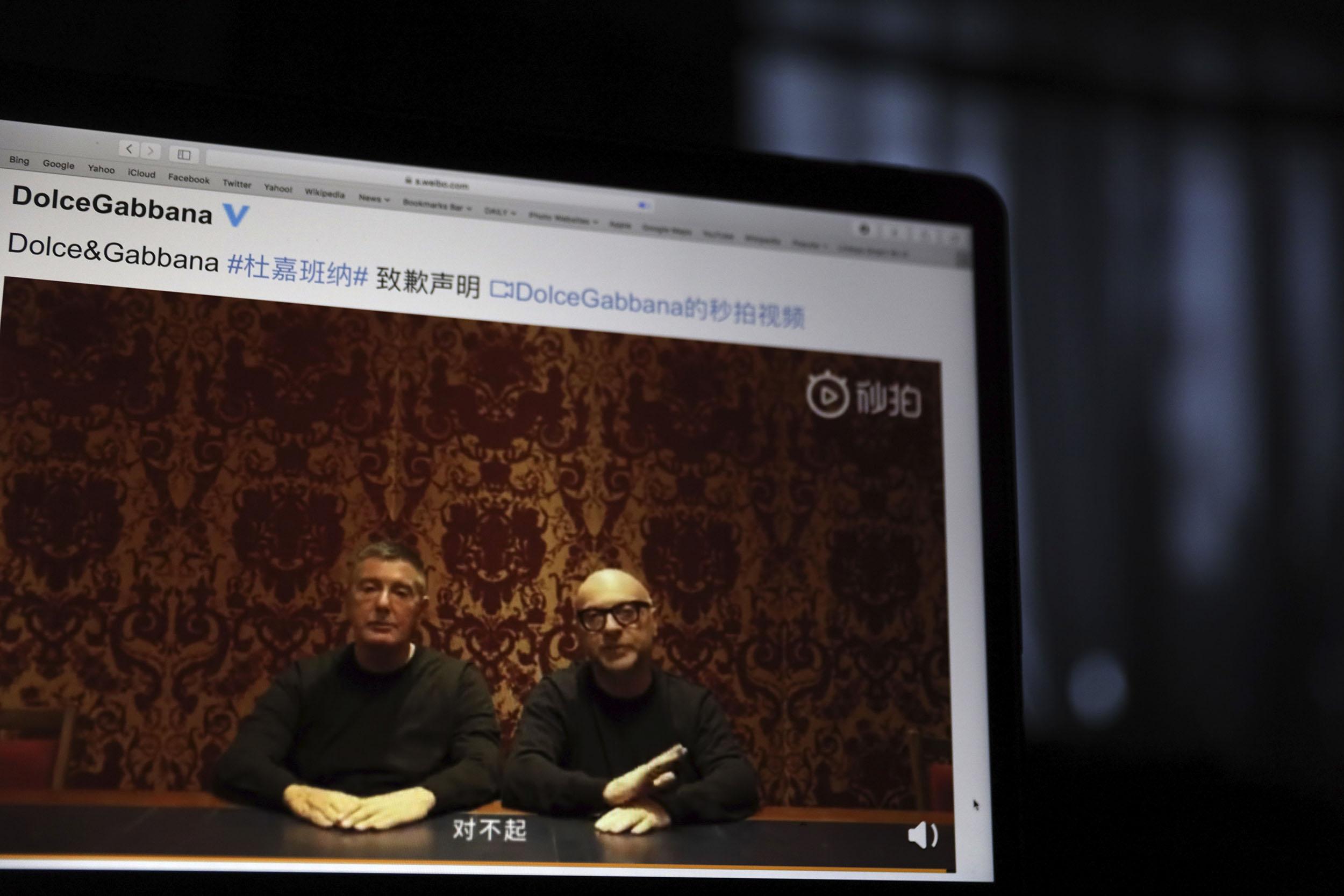 2500x1667 Dolce & Gabbana founders make video apology to China after racism accusations