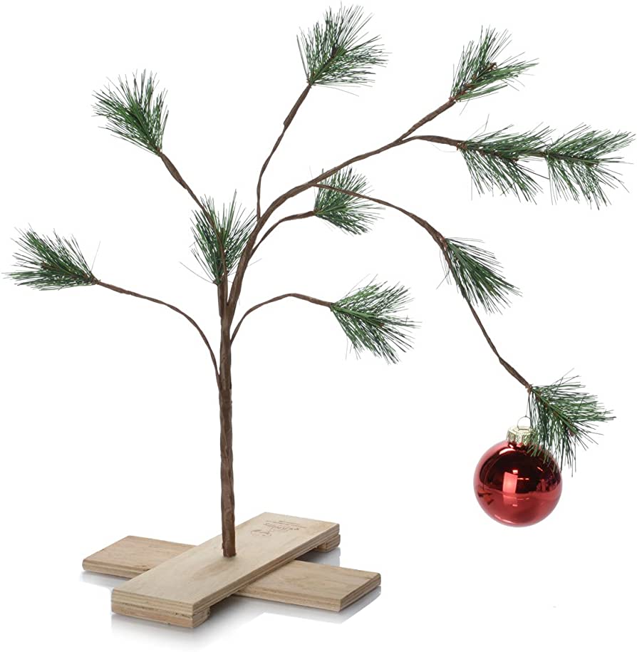 894x915 Charlie Brown Pathetic Holiday Tree : Home & Kitchen