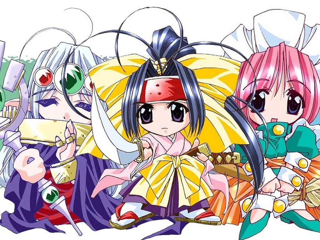 1024x768 Chibi Wallpaper