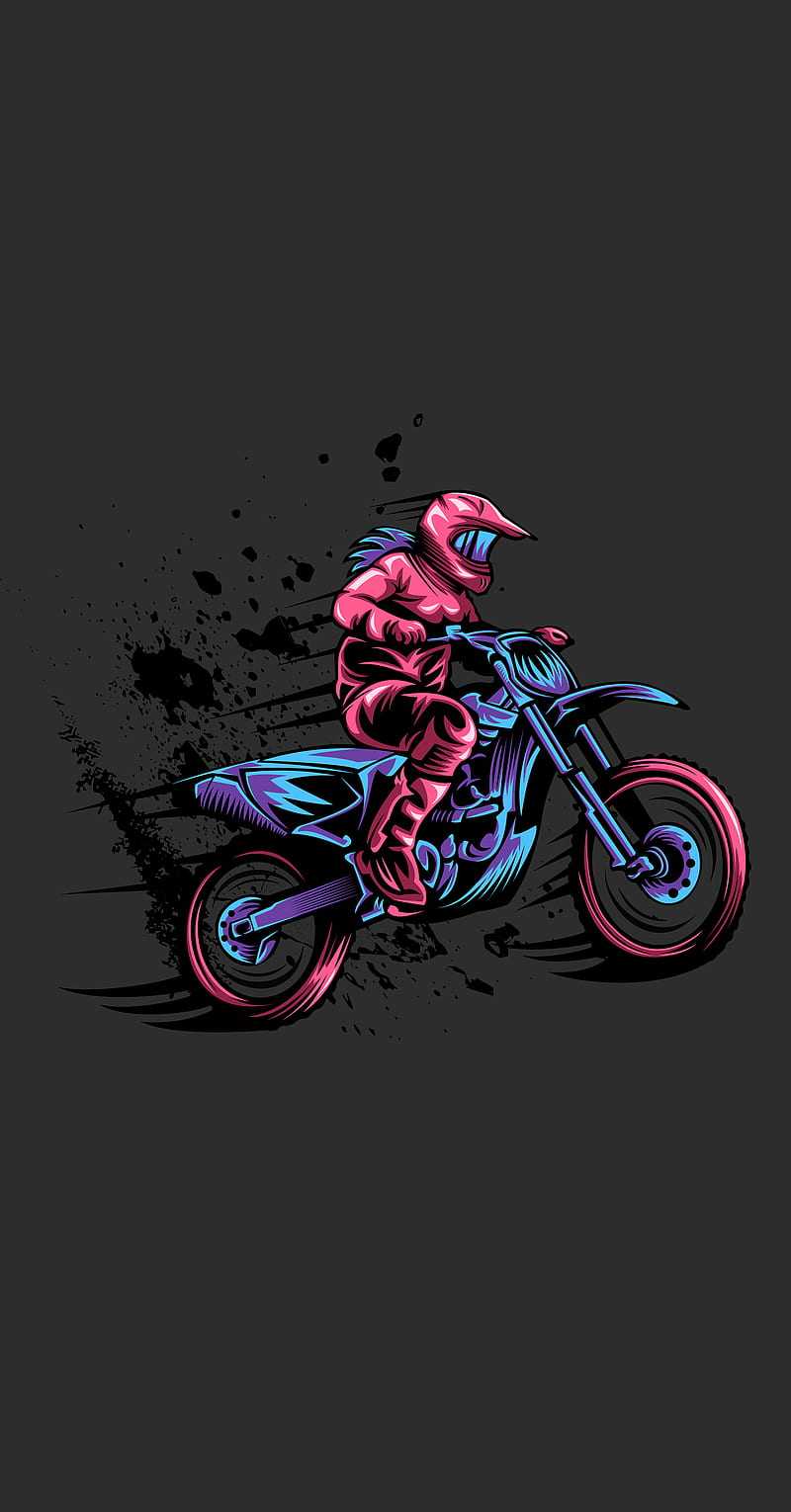 800x1530 Dirt Bike Wallpaper
