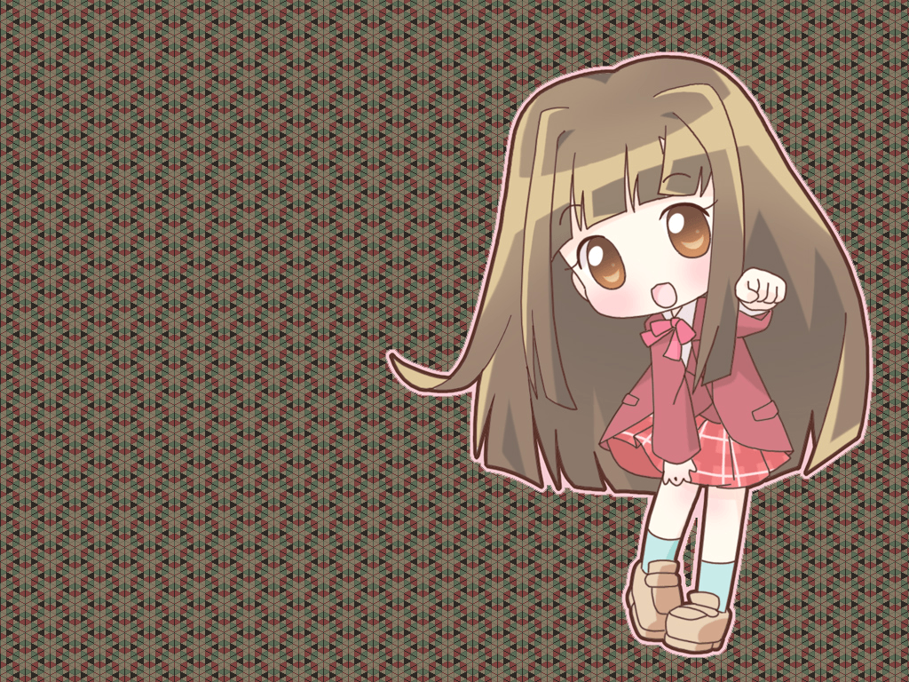 1024x768 Cute chibi wallpaper