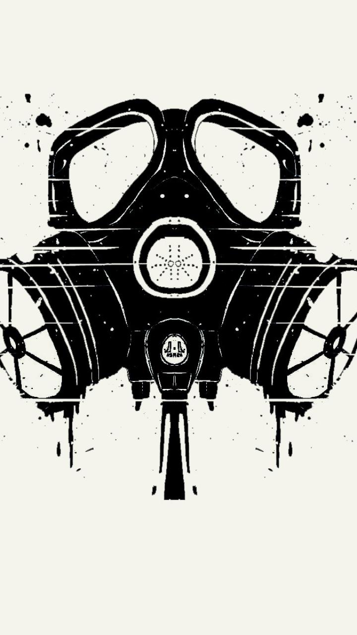 720x1280 Gas Mask Phone Wallpaper