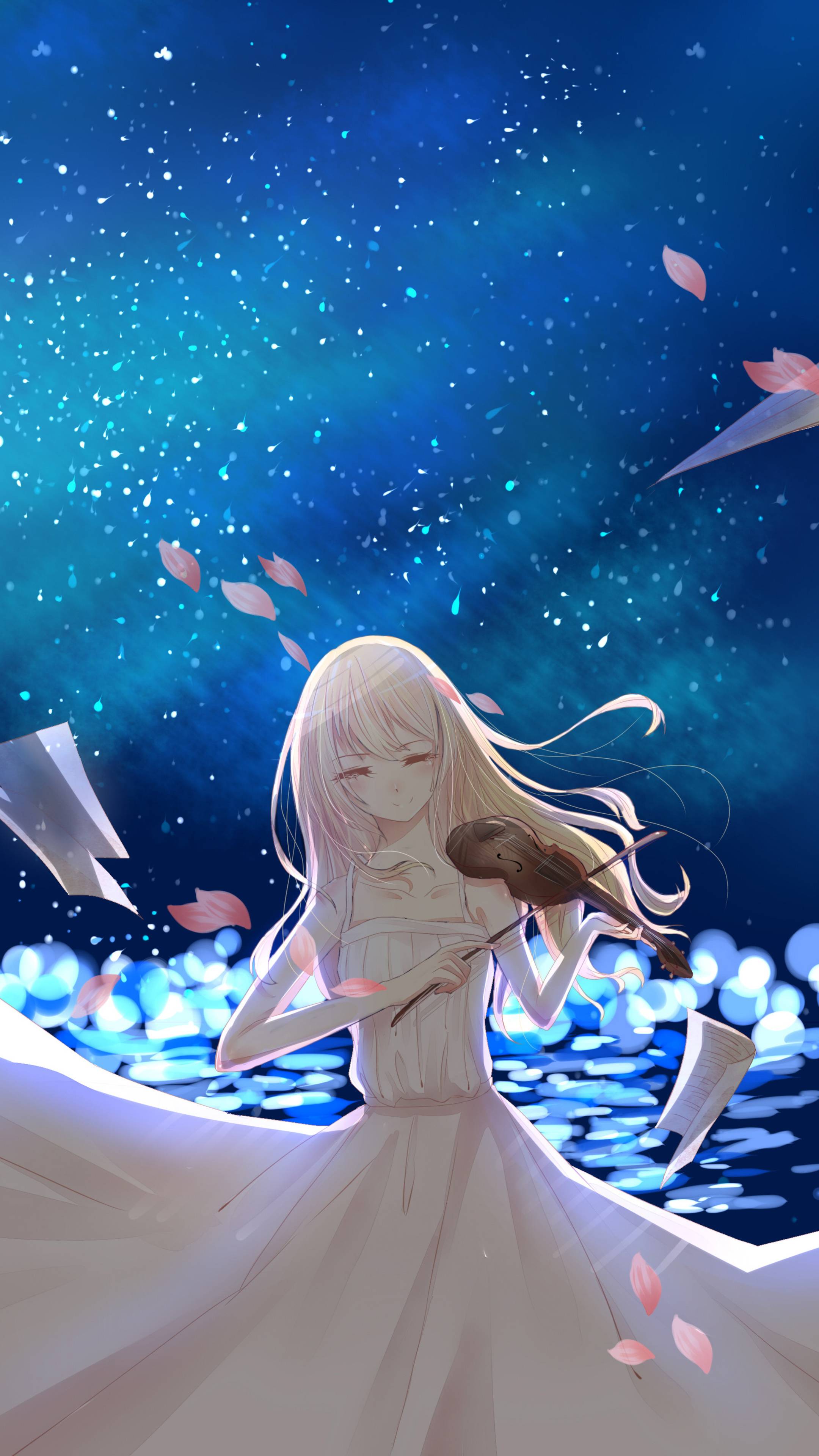 2160x3840 Kaori Miyazono Your Lie In April 5k Sony Xperia X, XZ, Z5 Premium HD 4k Wallpaper, Image, Background, Photo and Picture