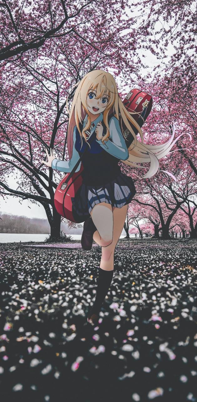 630x1280 Kaori Miyazono wallpaper