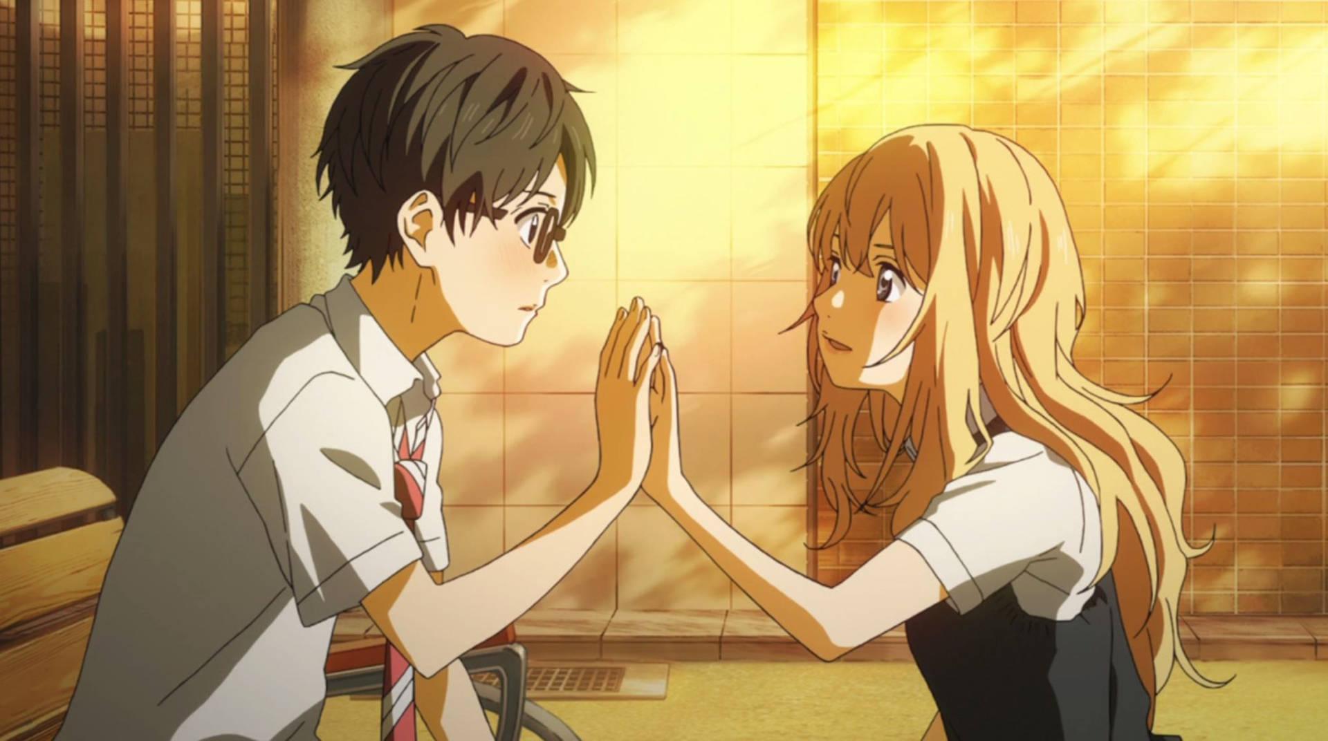 1920x1072 Download Kaori And Kosei Your Lie In April Wallpaper