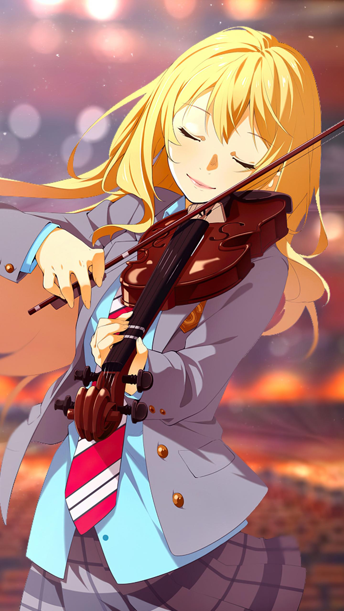 1440x2560 Shigatsu Wa Kimi No Uso Wallpaper and Background 4K, HD, Dual Screen