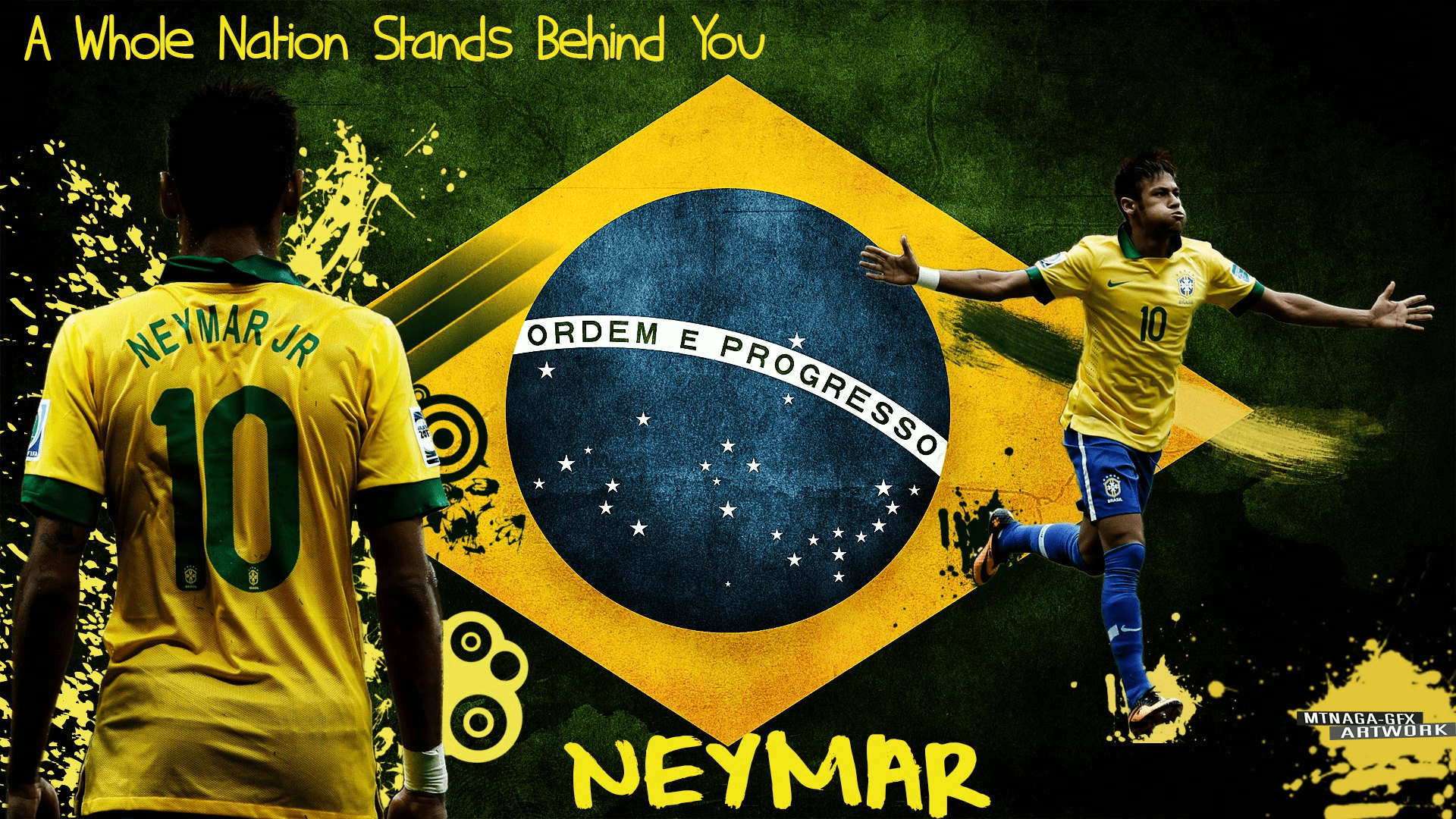 1920x1080 Neymar HD, Brazil National Football Team, HD Wallpaper
