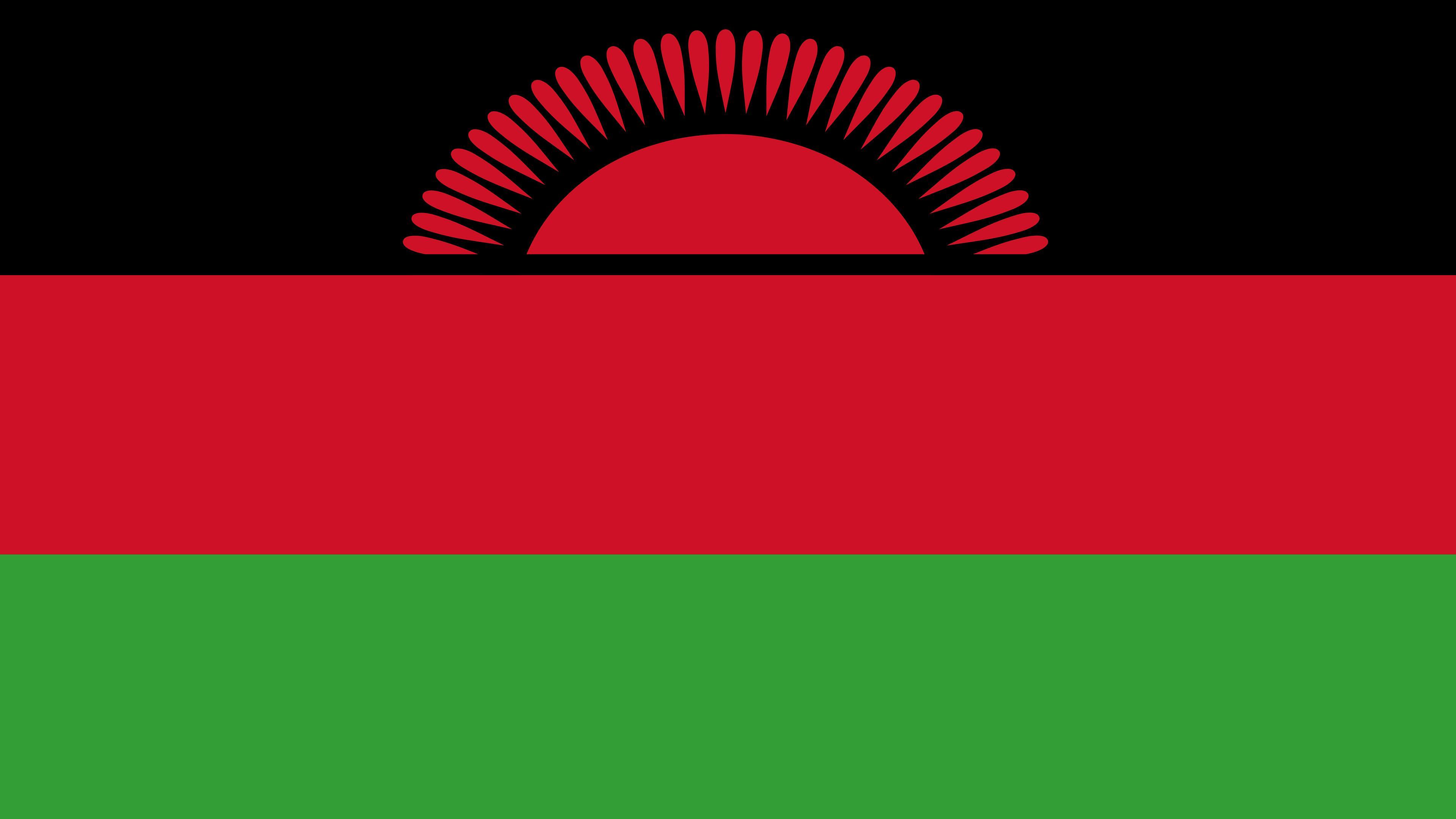 3840x2160 Malawi Flag Wallpaper