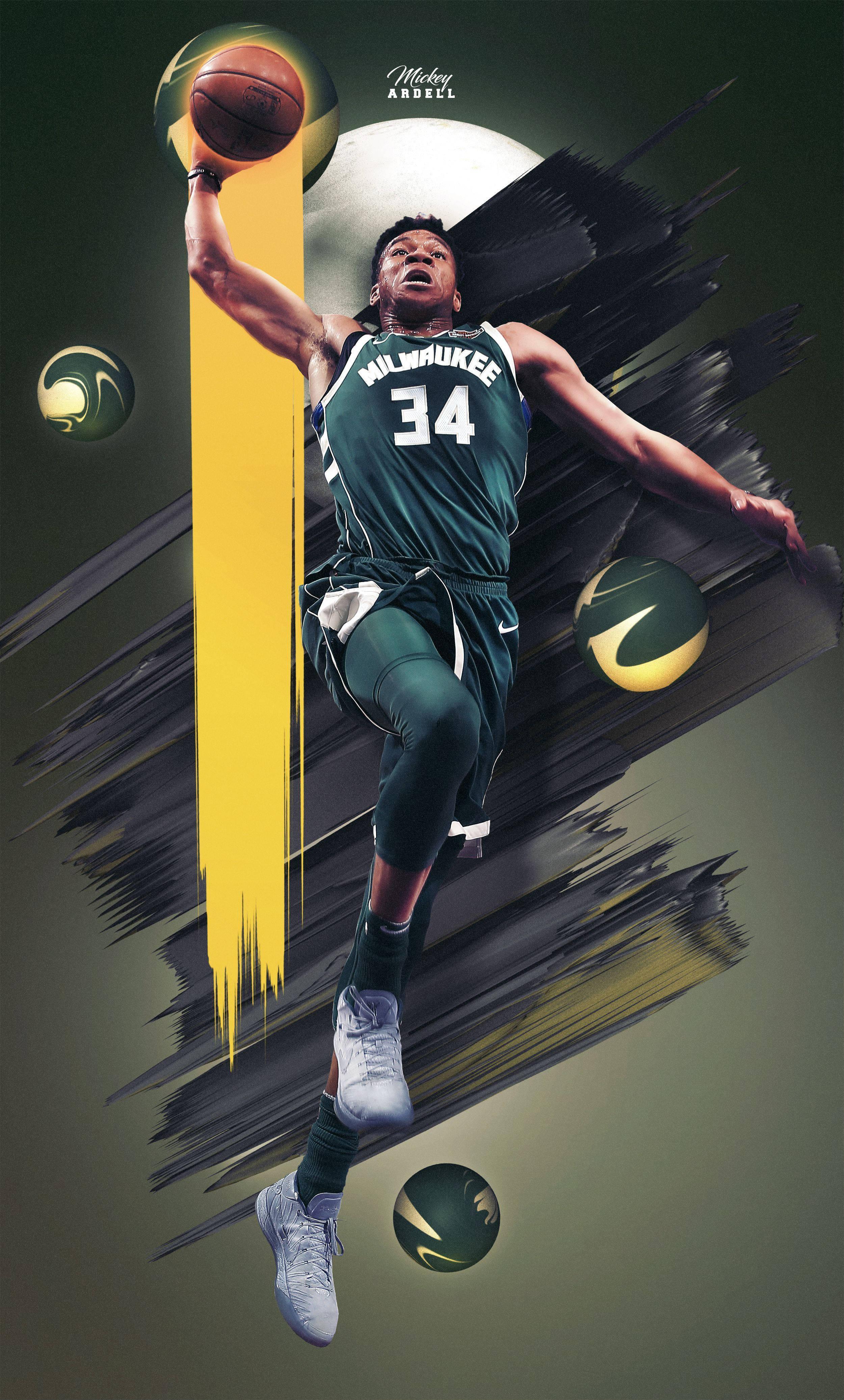 2500x4147 Download Nba iPhone Giannis Antetokounmpo Milwaukee Bucks Wallpaper