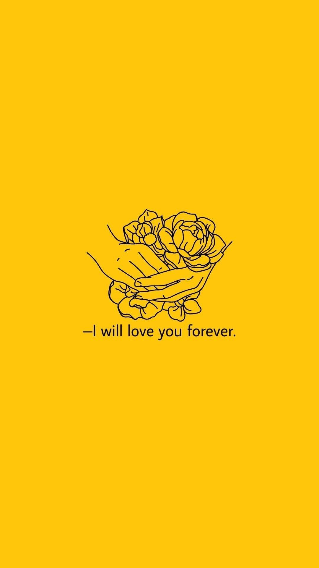 1080x1920 Download Forever Love Aesthetic Wallpaper