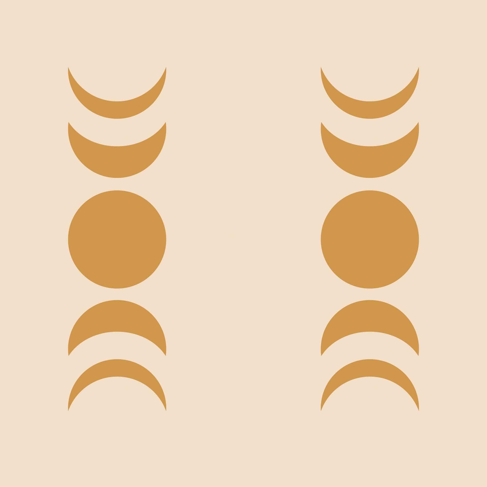 2000x2000 Boho Minimalist Moon Wallpaper And Stick Or Non Pasted