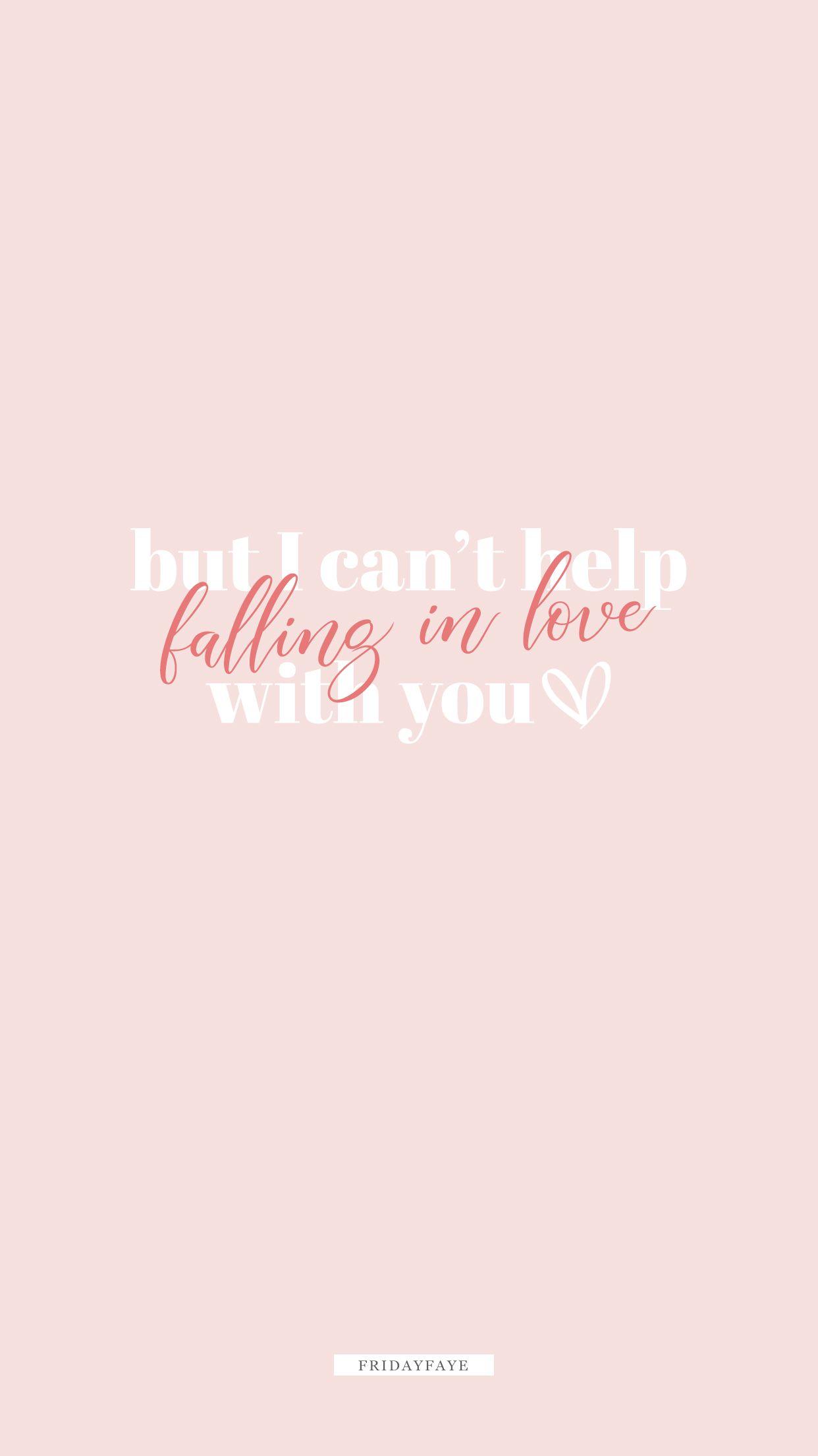 1242x2208 I can't help falling in love with you. Pretty phone wallpaper, Cant help falling in love, Phone wallpaper