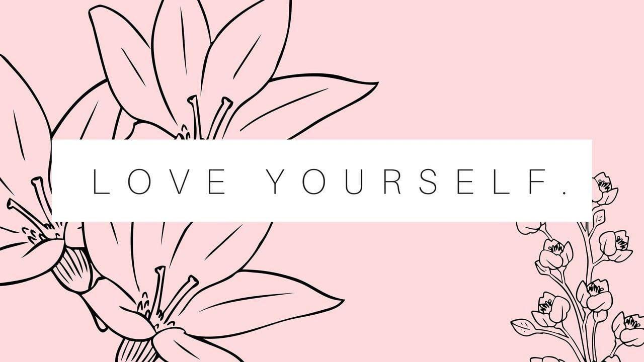 1280x720 Retro Anime Aesthetic Desktop Wallpaper, Love Yourself