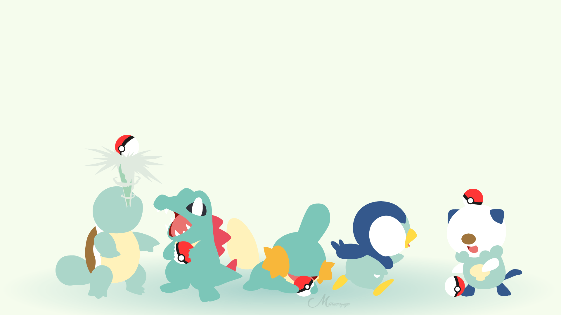 1920x1080 Full HD Piplup (Pokémon) wallpaper