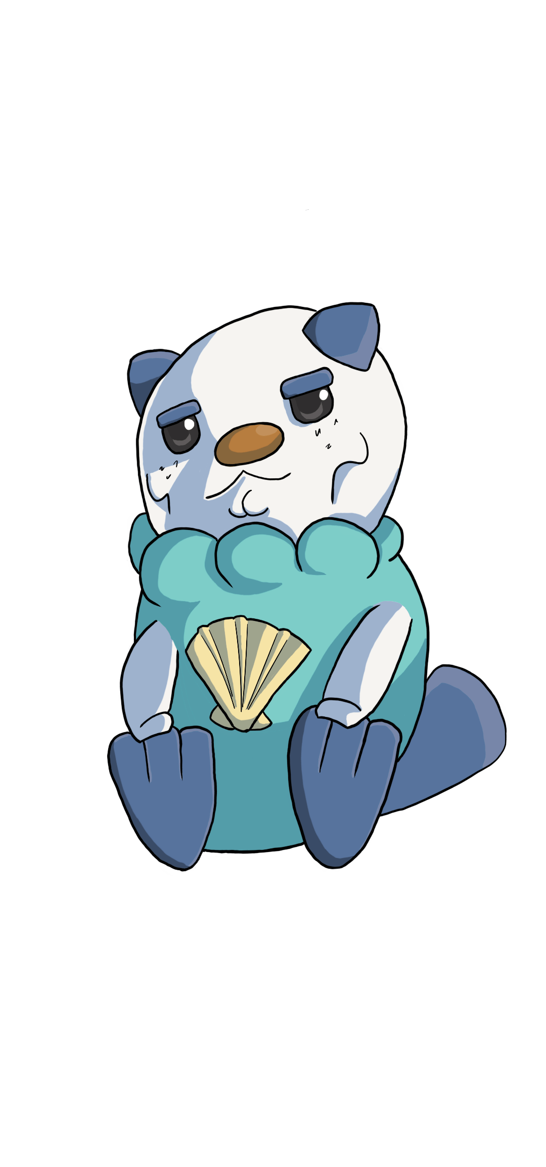 1080x2308 Oshawott PNG Image Transparent Background