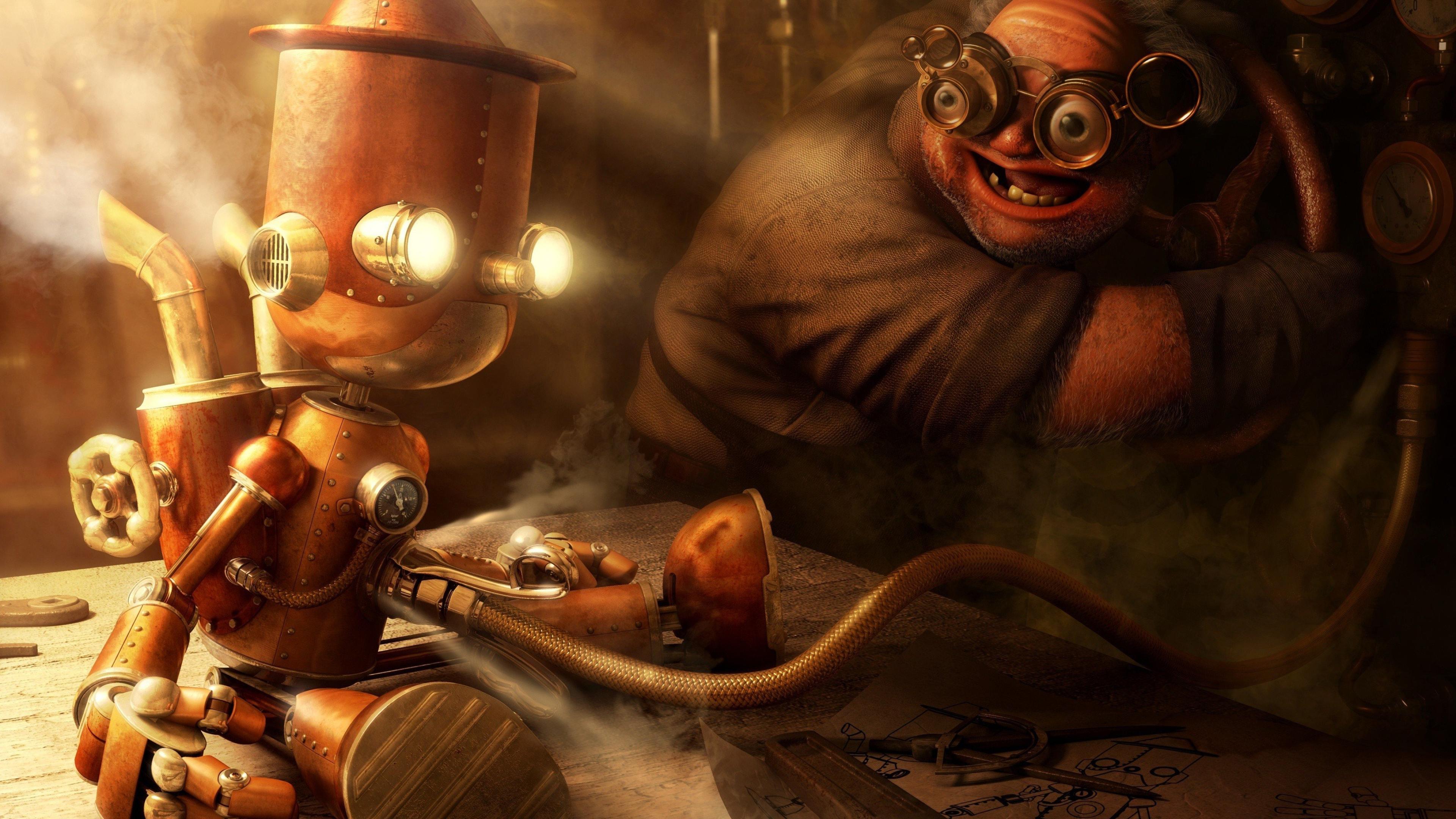 3840x2160 Steampunk Wallpaper and Background 4K, HD, Dual Screen