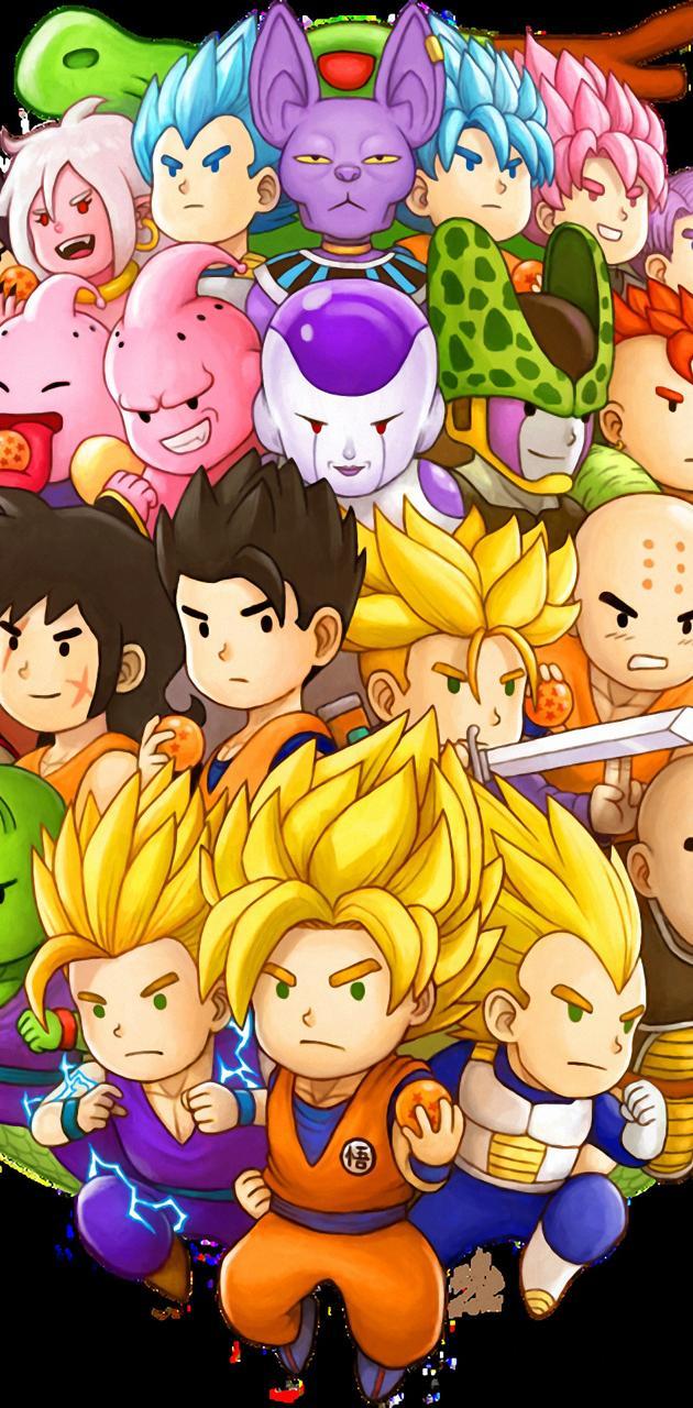 630x1280 dragon ball char wallpaper