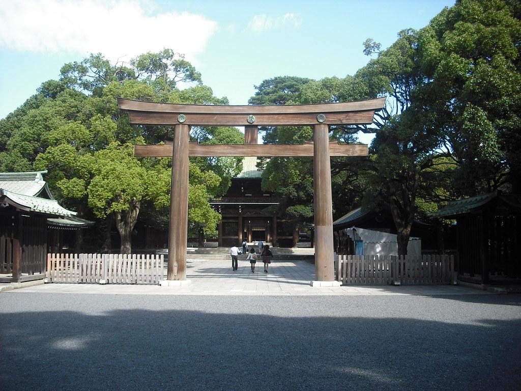 1024x768 Meiji Shrine. The Meiji Shrine in Tokyo