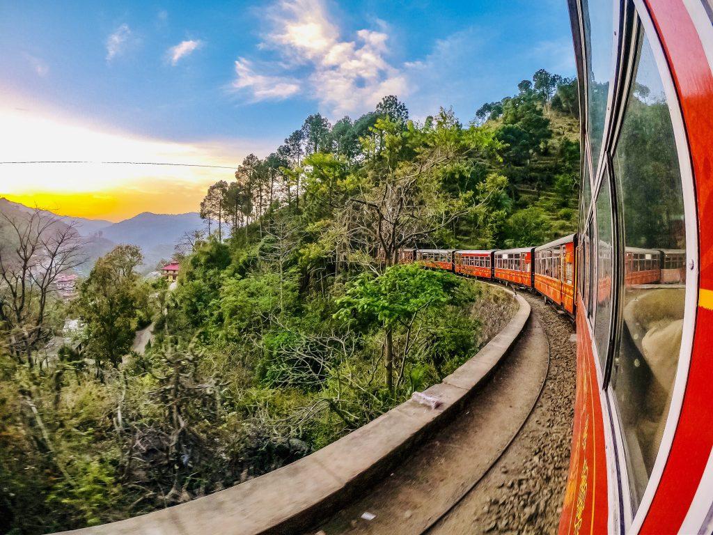 1024x768 Shimla Train Journey. Toy Train, Mall Road & more