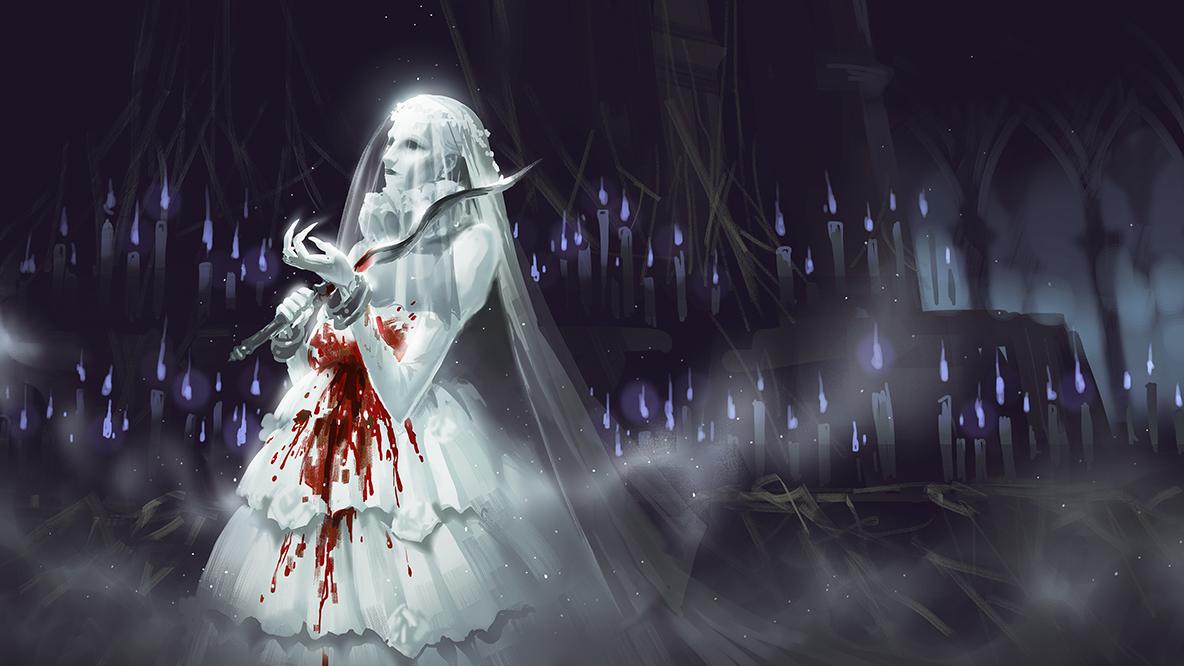 1184x666 yharnam phtumerian queen (bloodborne) drawn
