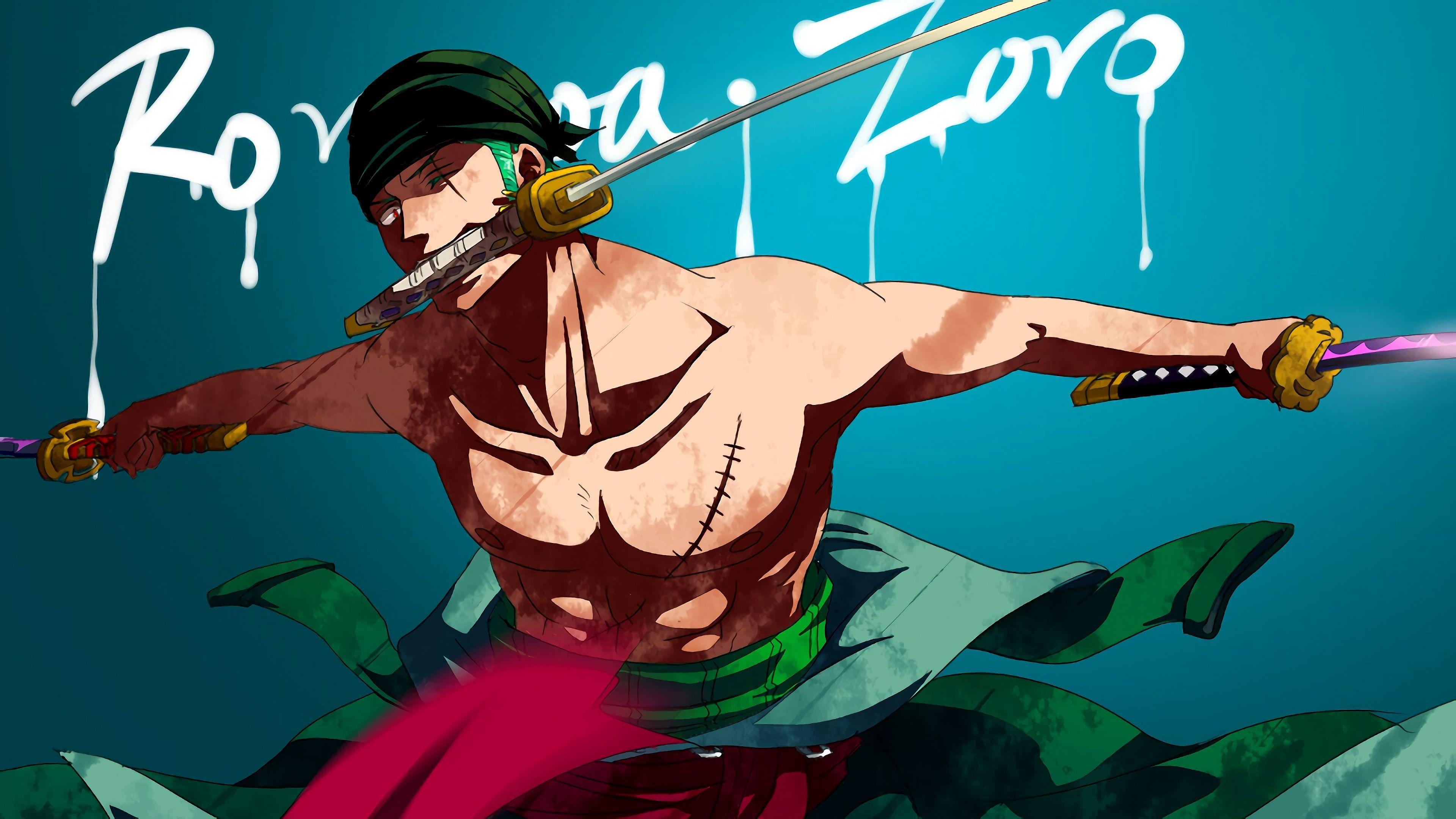 3840x2160 Luffy Zoro 4k Wallpaper