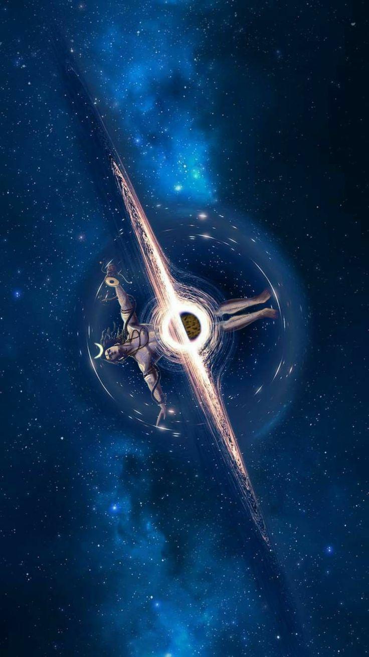 736x1308 Cosmic Shiva Wallpaper