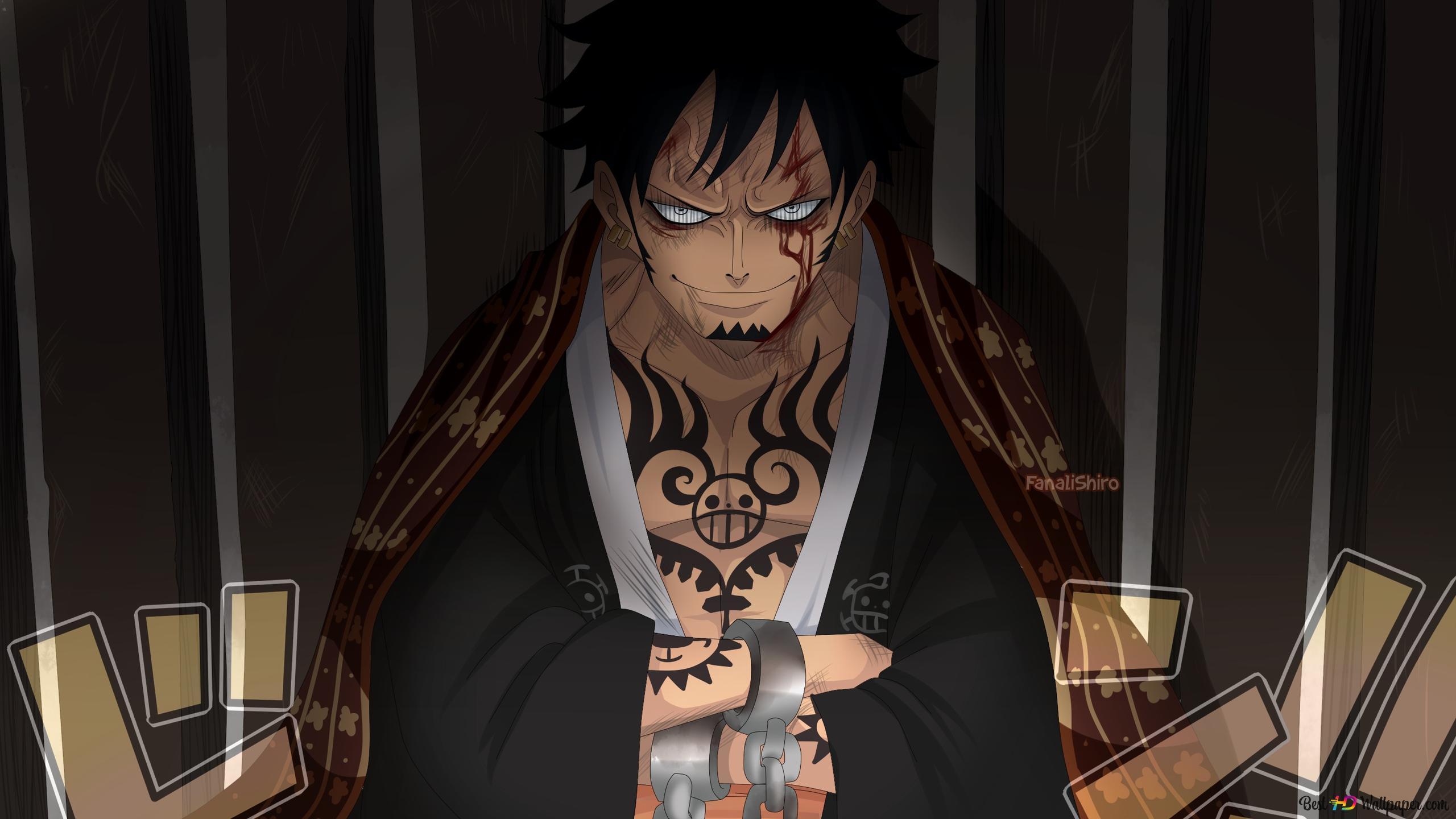 2560x1440 Trafalgar Law. One Piece 2K wallpaper download