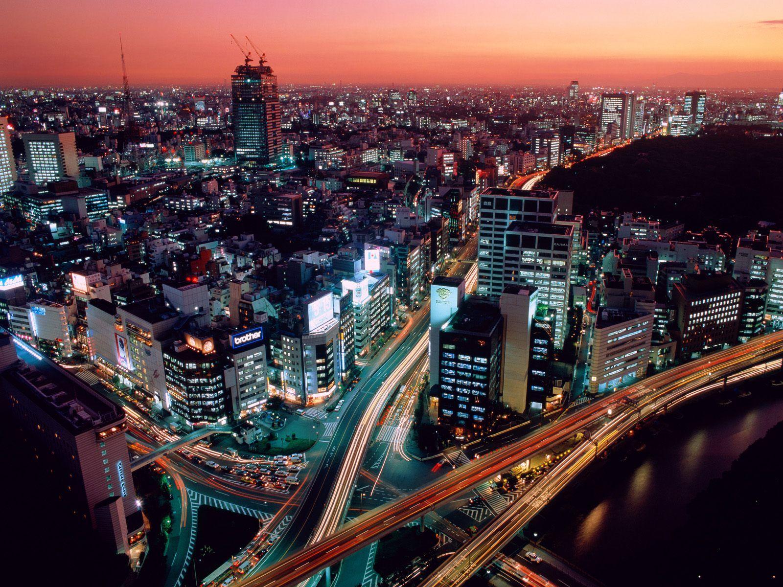 1600x1200 Dusk, Tokyo, Japan wallpaper and image, picture, photo