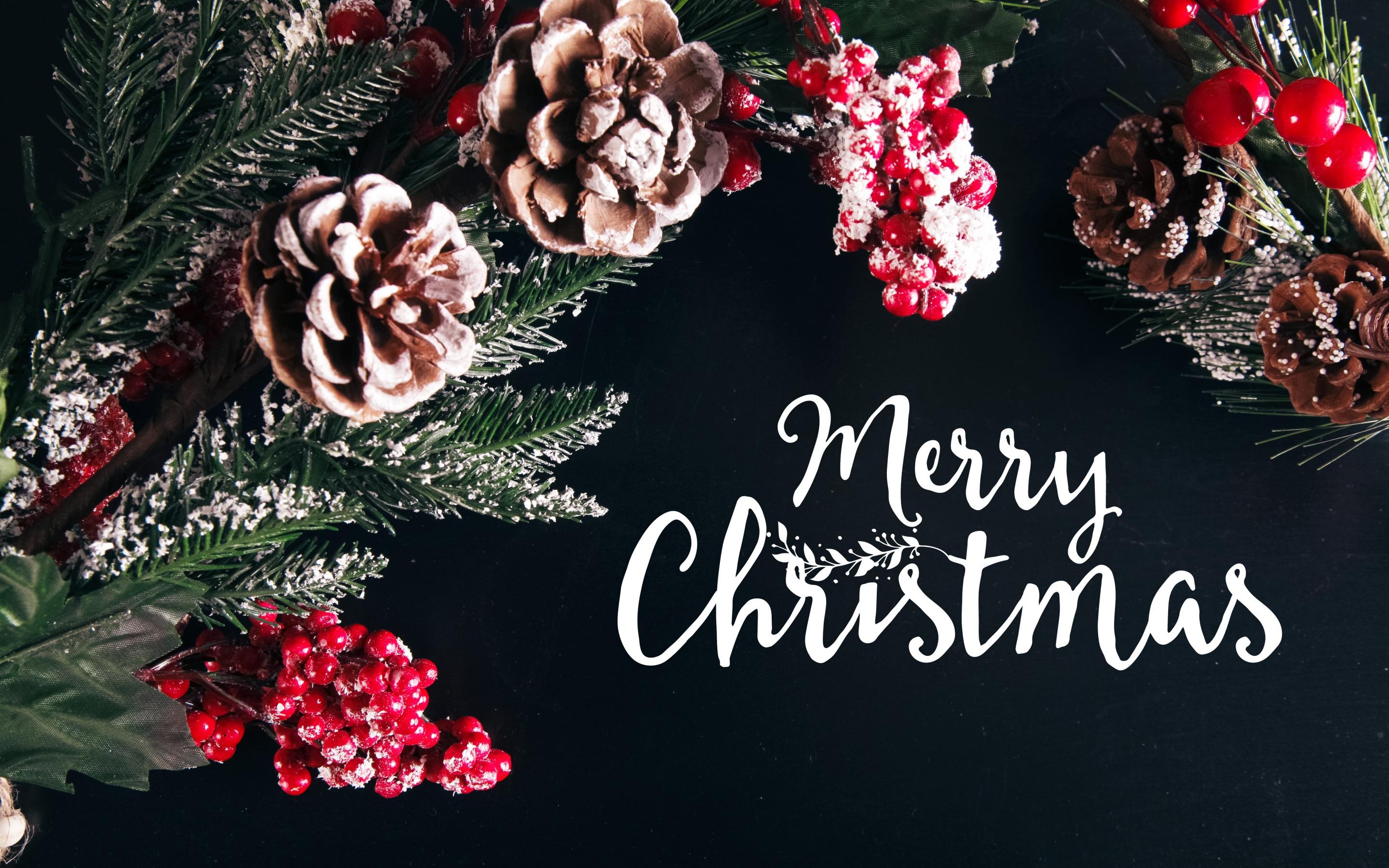 2880x1800 Merry Christmas Wallpaper 4K