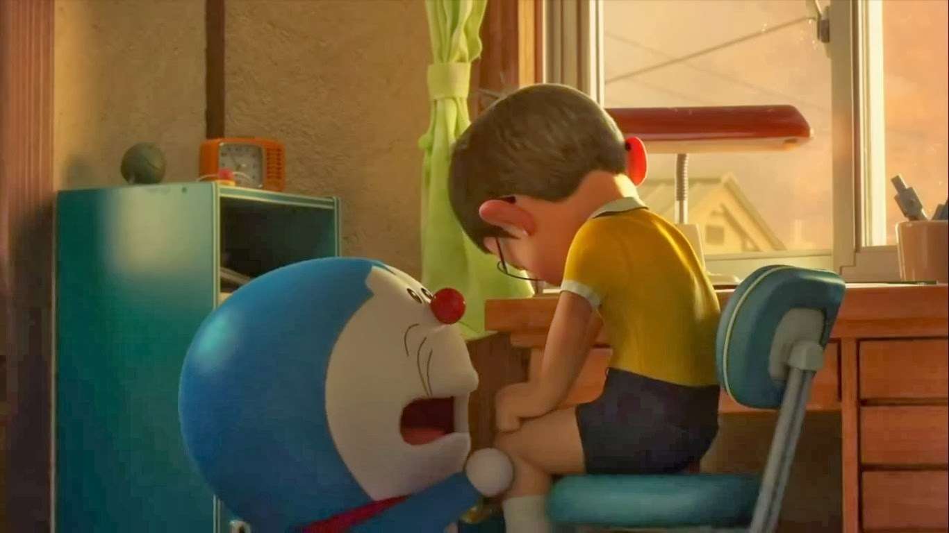 1366x768 Sad Nobita Wallpaper